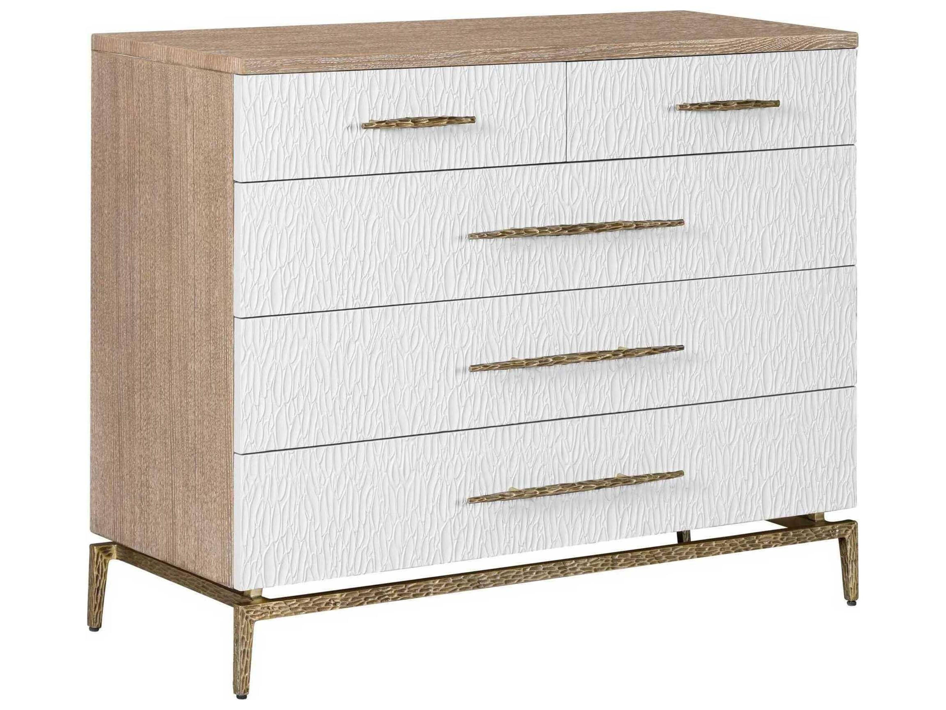 New Castle White Accent Chest