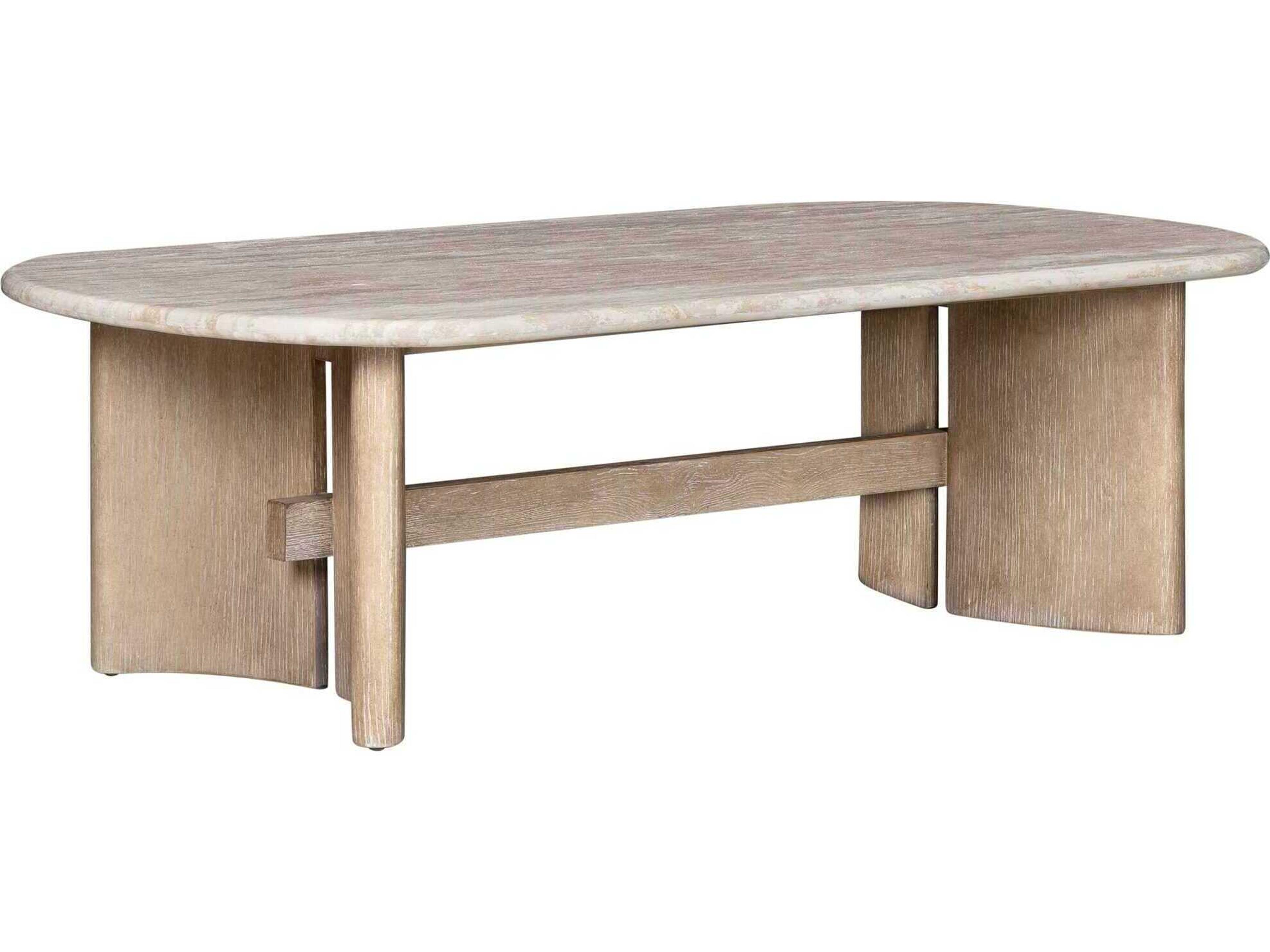 Callaway Oval Wood Coffee Table