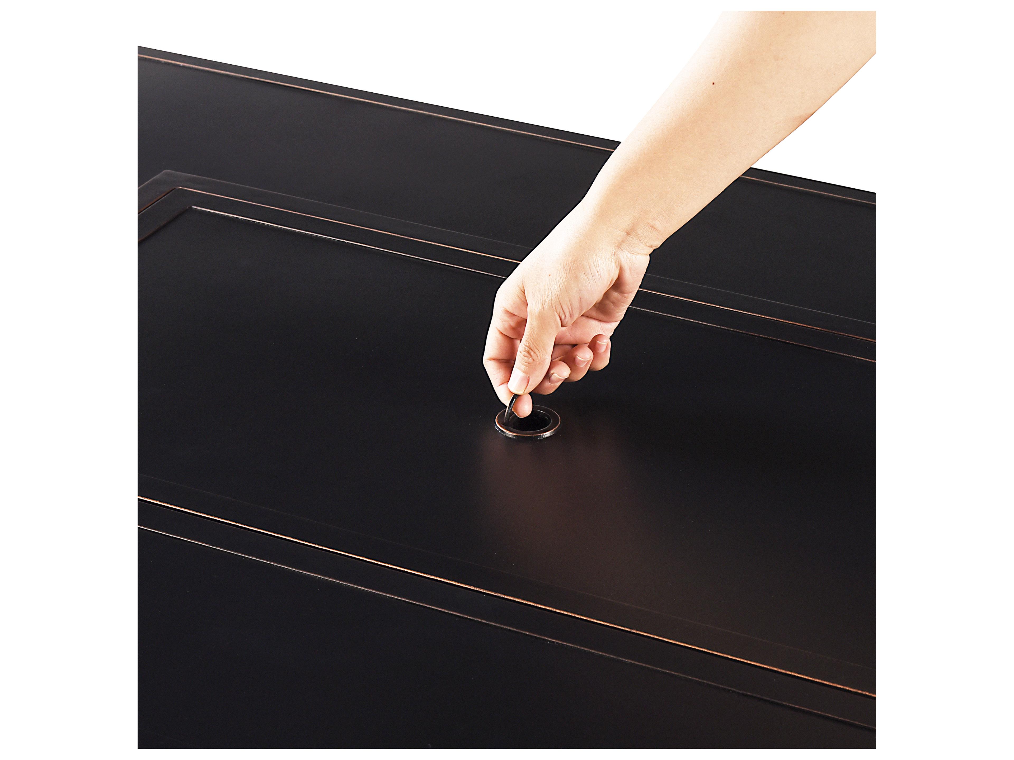 Oakland Living Rectangular Aluminum Propane Outdoor Fire Pit Table