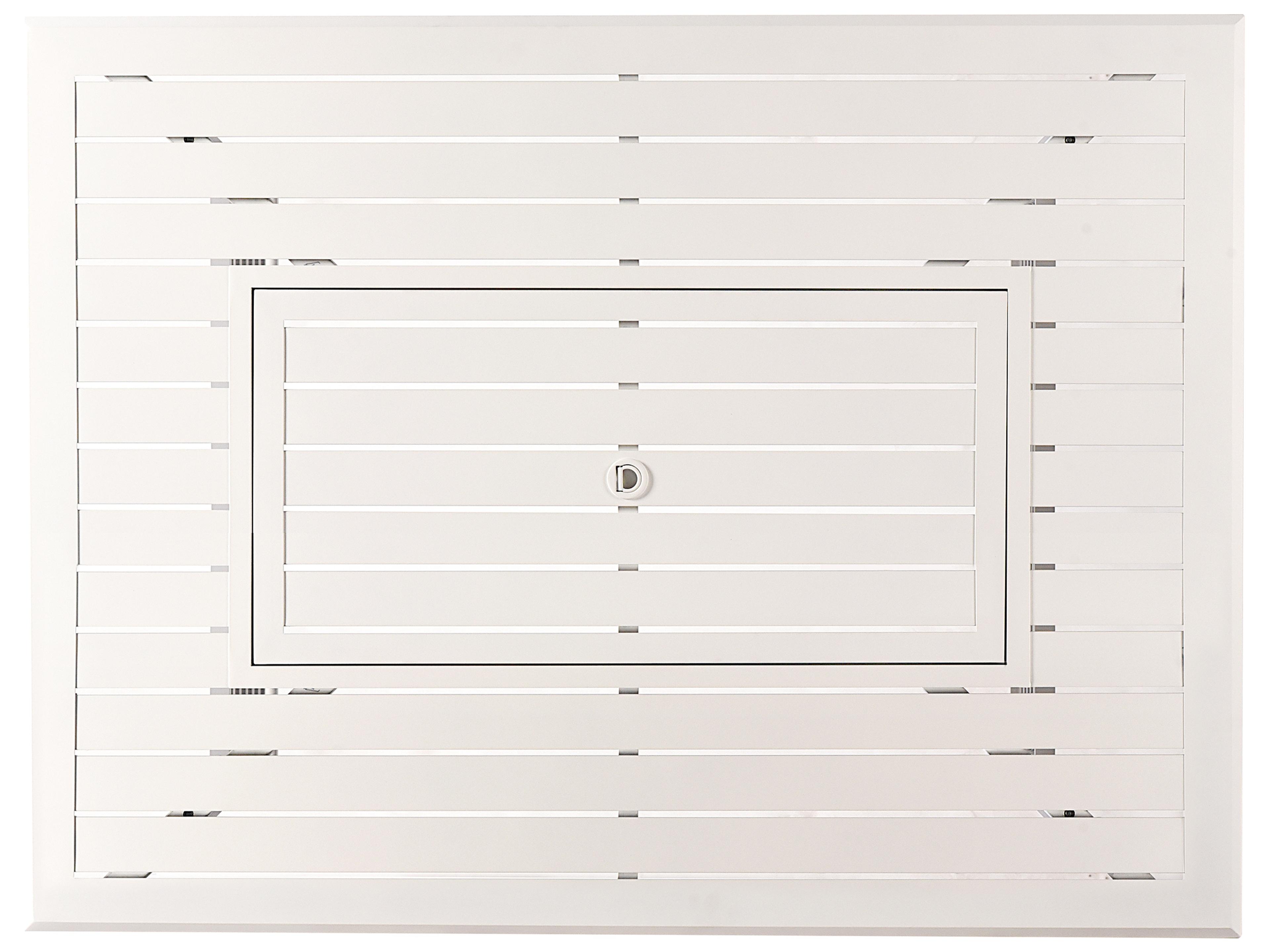 Oakland Living Rectangular Aluminum Propane Outdoor Patio Fire Pit Table