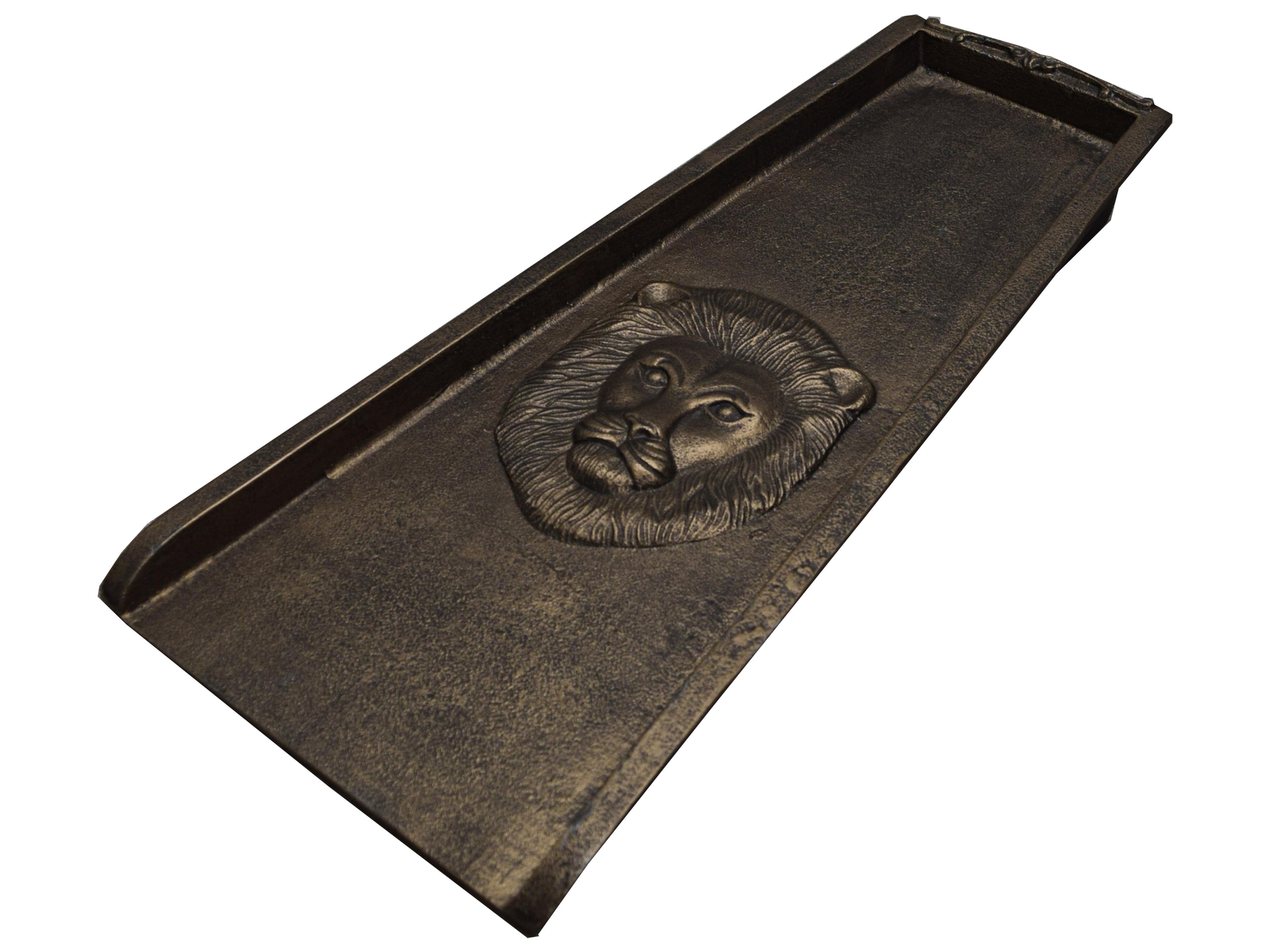 Oakland Living Bronze Lion Cast Aluminum Downspout Gutter 24'' Splash Block