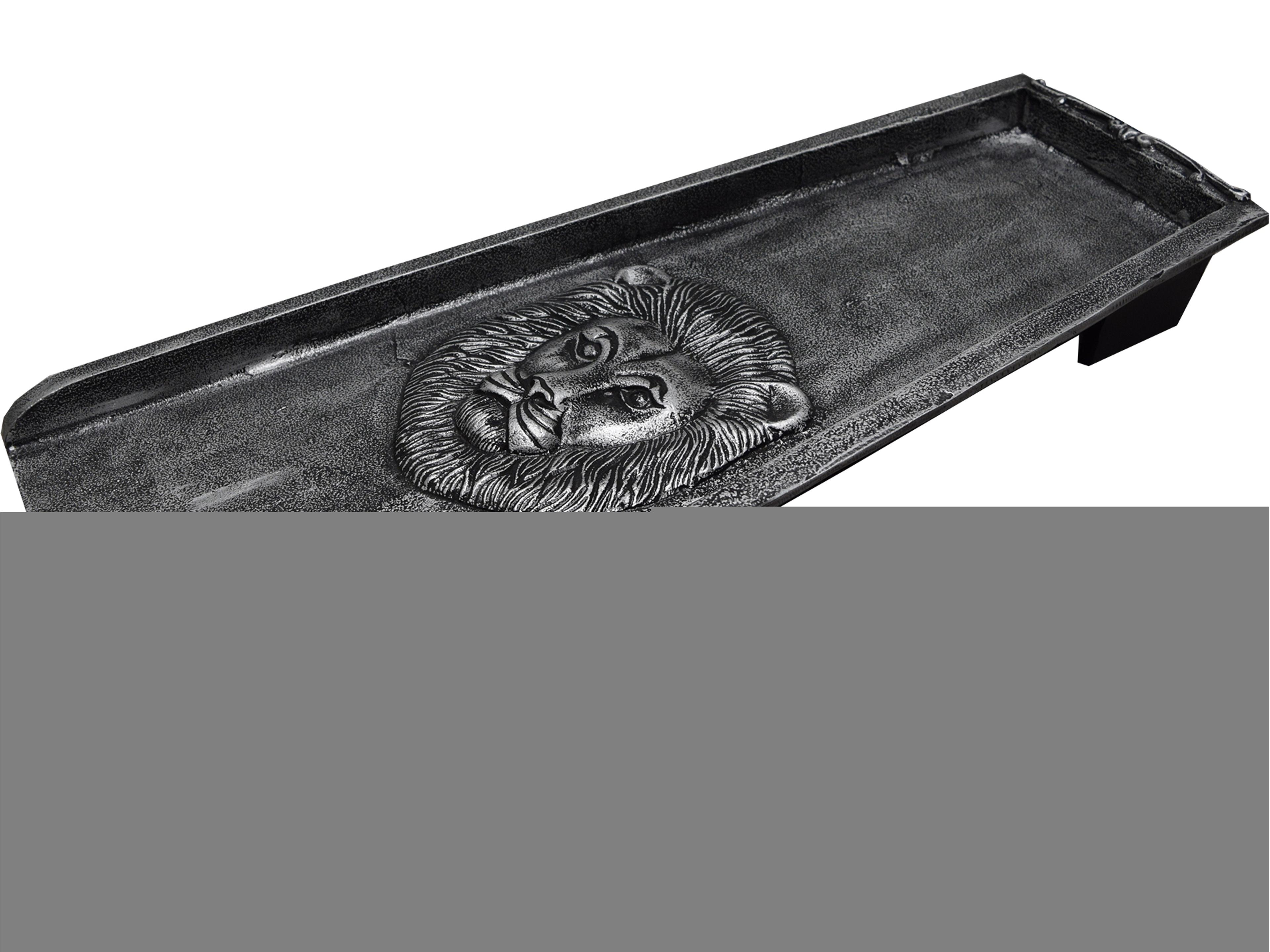 Oakland Living Silver Lion Cast Aluminum Downspout Gutter 24'' Splash Block