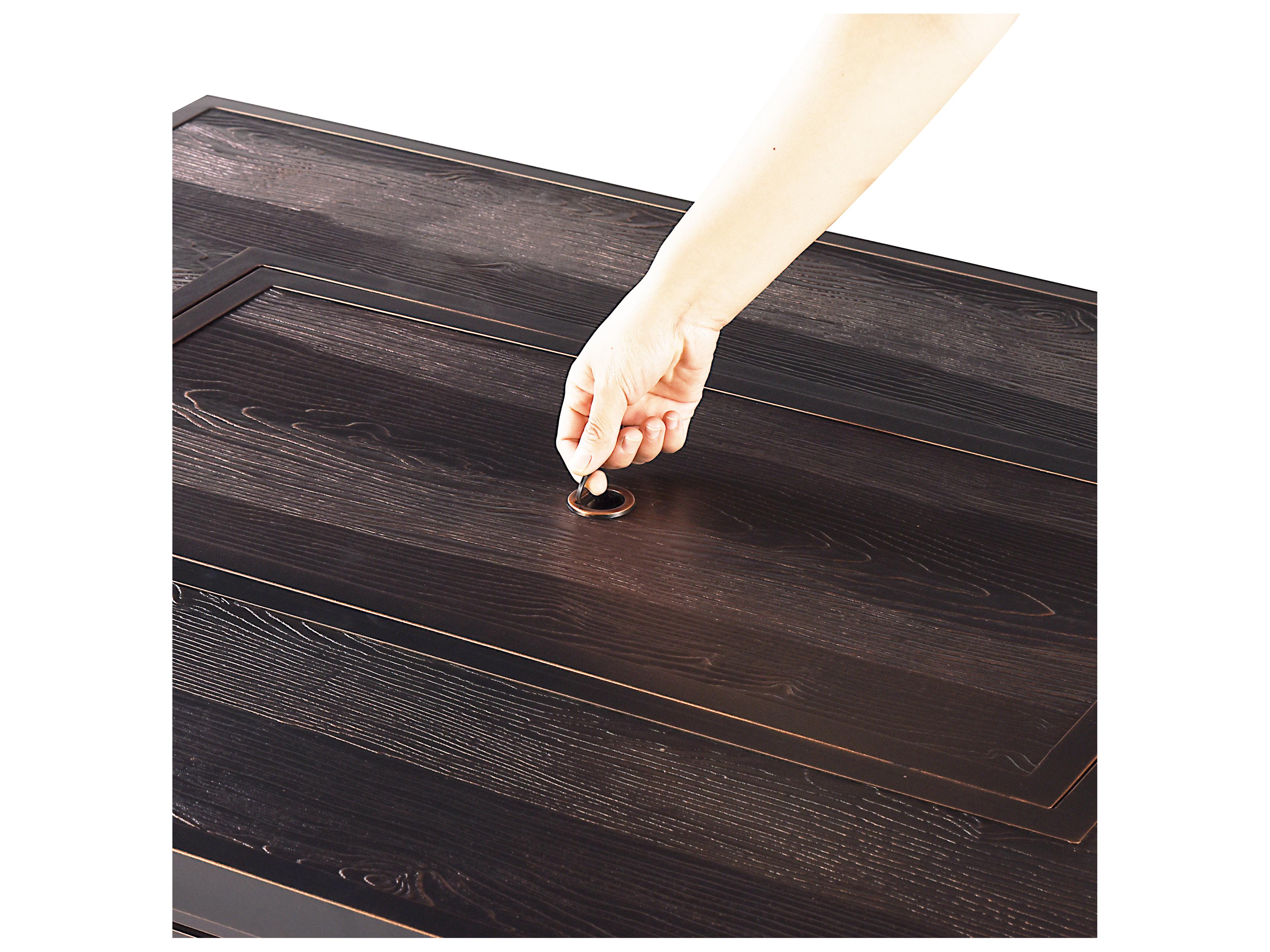 Oakland Living Rectangular Aluminum Propane Outdoor Fire Pit Table