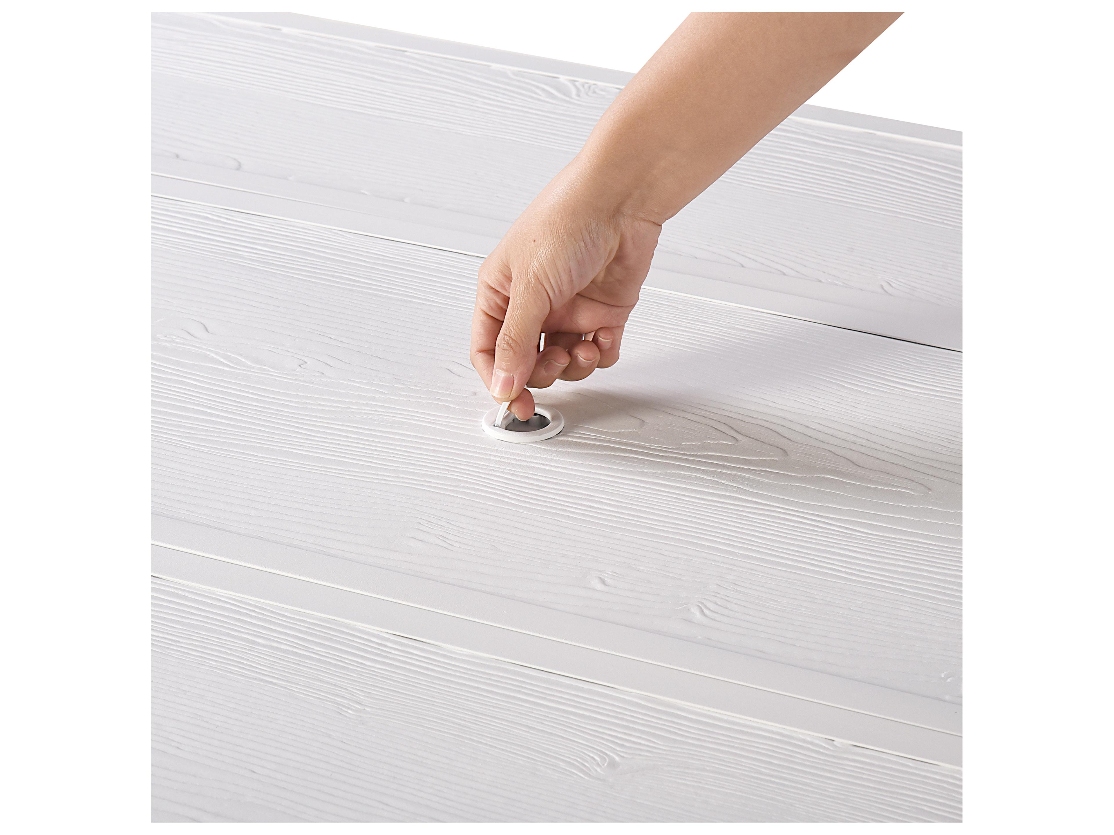 Oakland Living Rectangular Aluminum Propane Outdoor Fire Pit Table