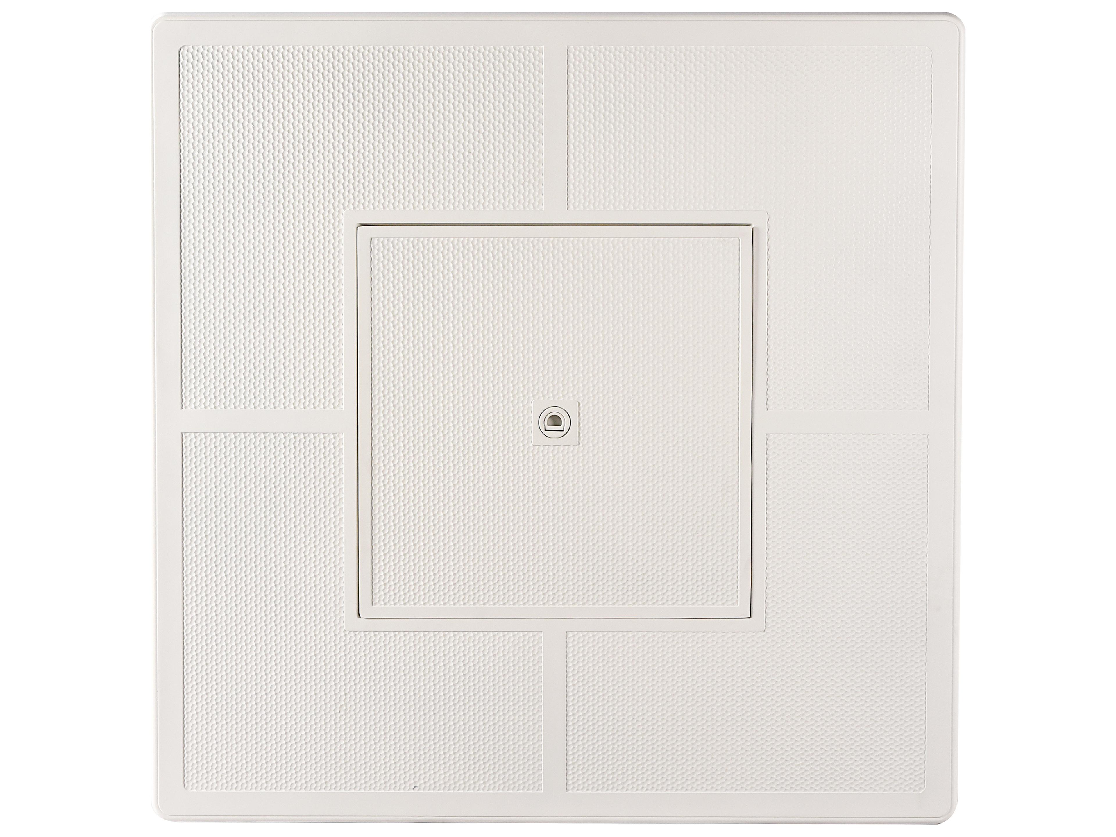 Oakland Living Square Aluminum Propane Patio Fire Pit Table with Glass Beads