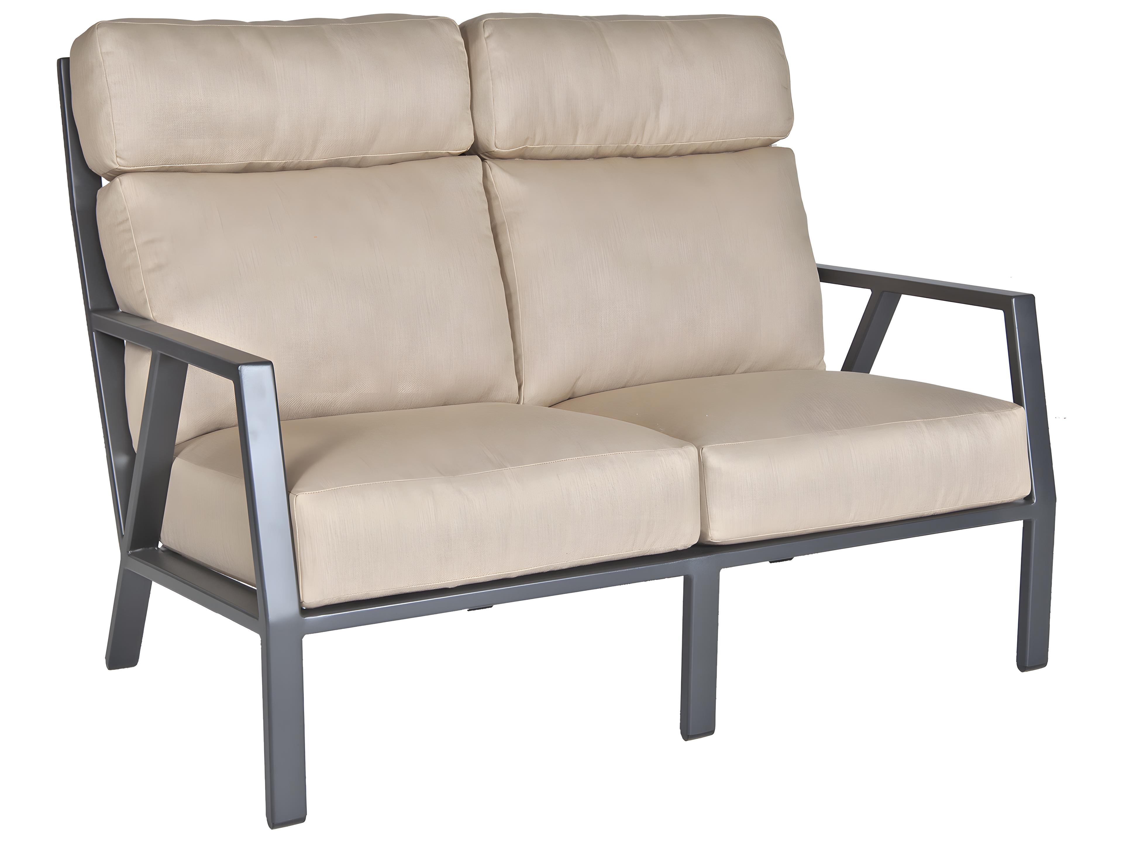 Aris Aluminum Outdoor Patio Loveseat