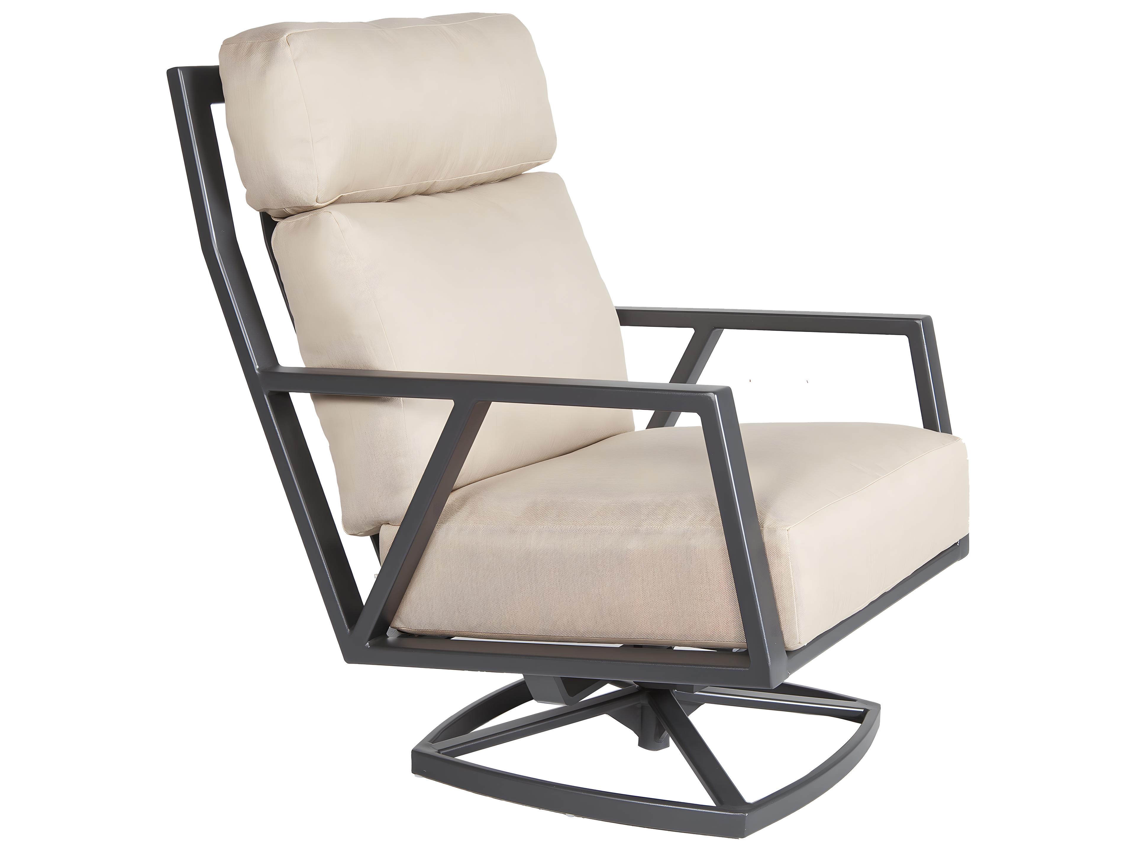 Aris Aluminum Swivel Rocker Outdoor Lounge Chair