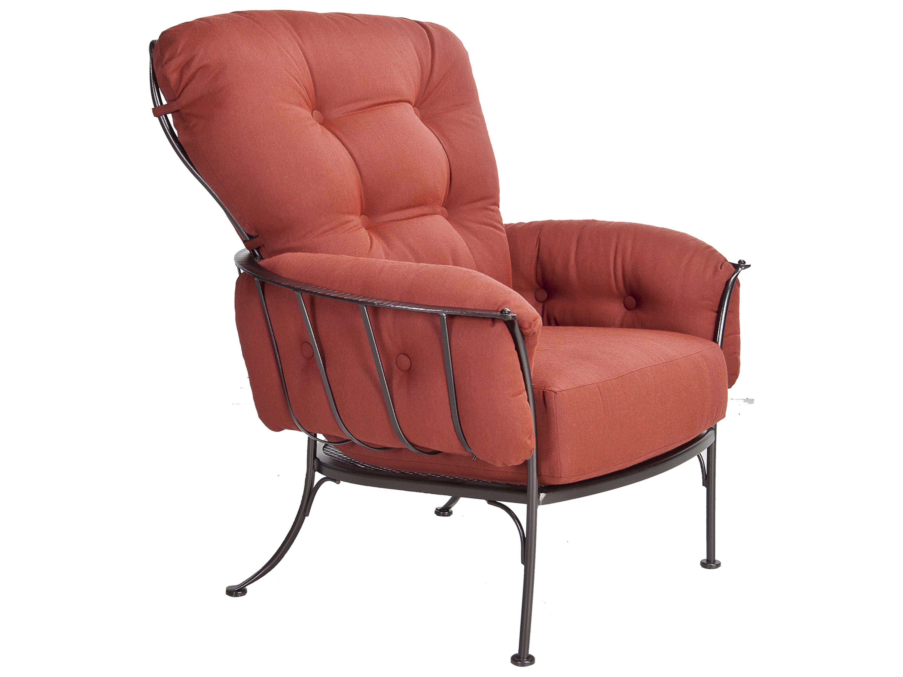 OW Lee Monterra Wrought Iron Patio Club Chair
