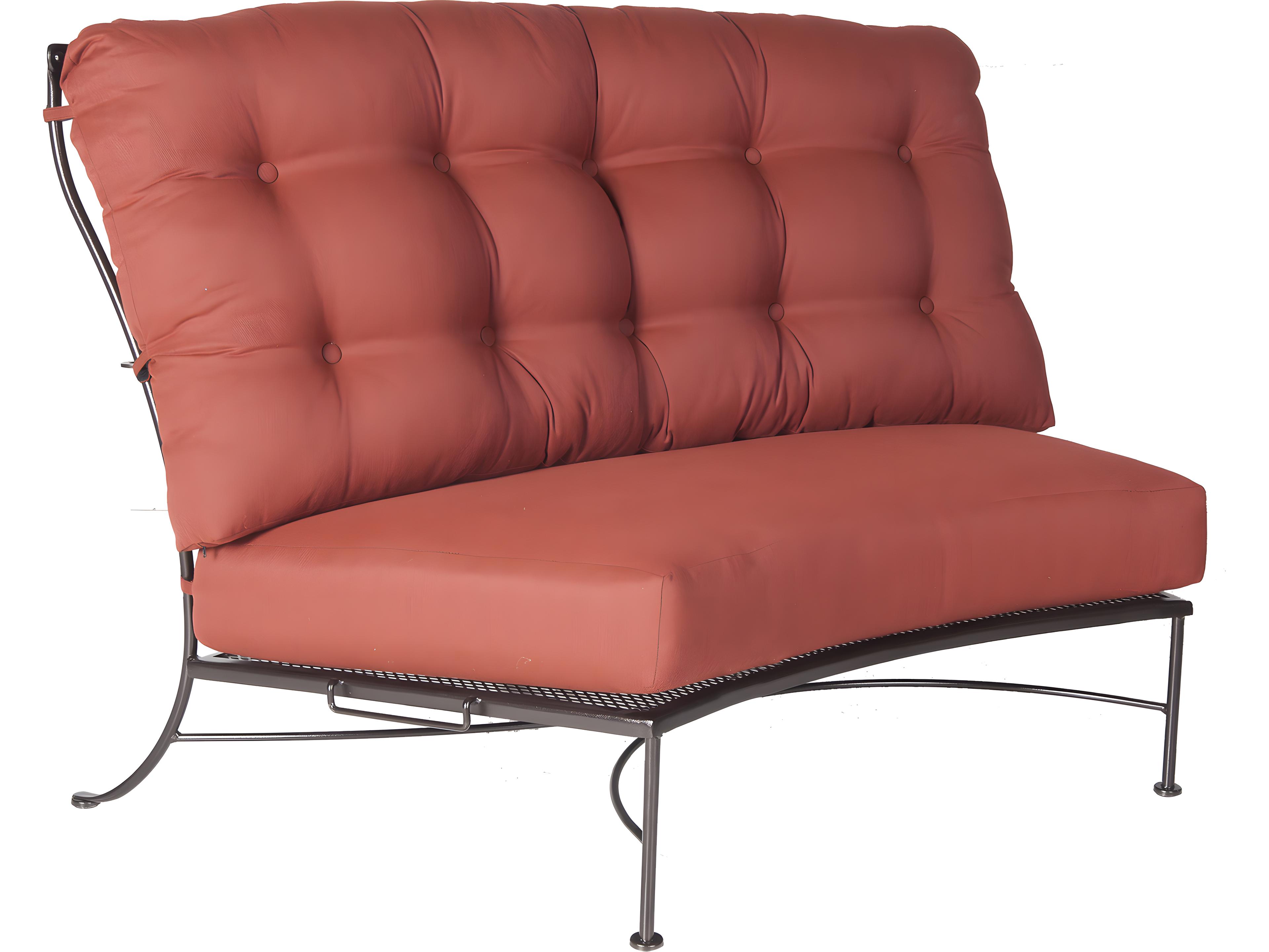 OW Lee Monterra Wrought Iron Sectional Center Chair