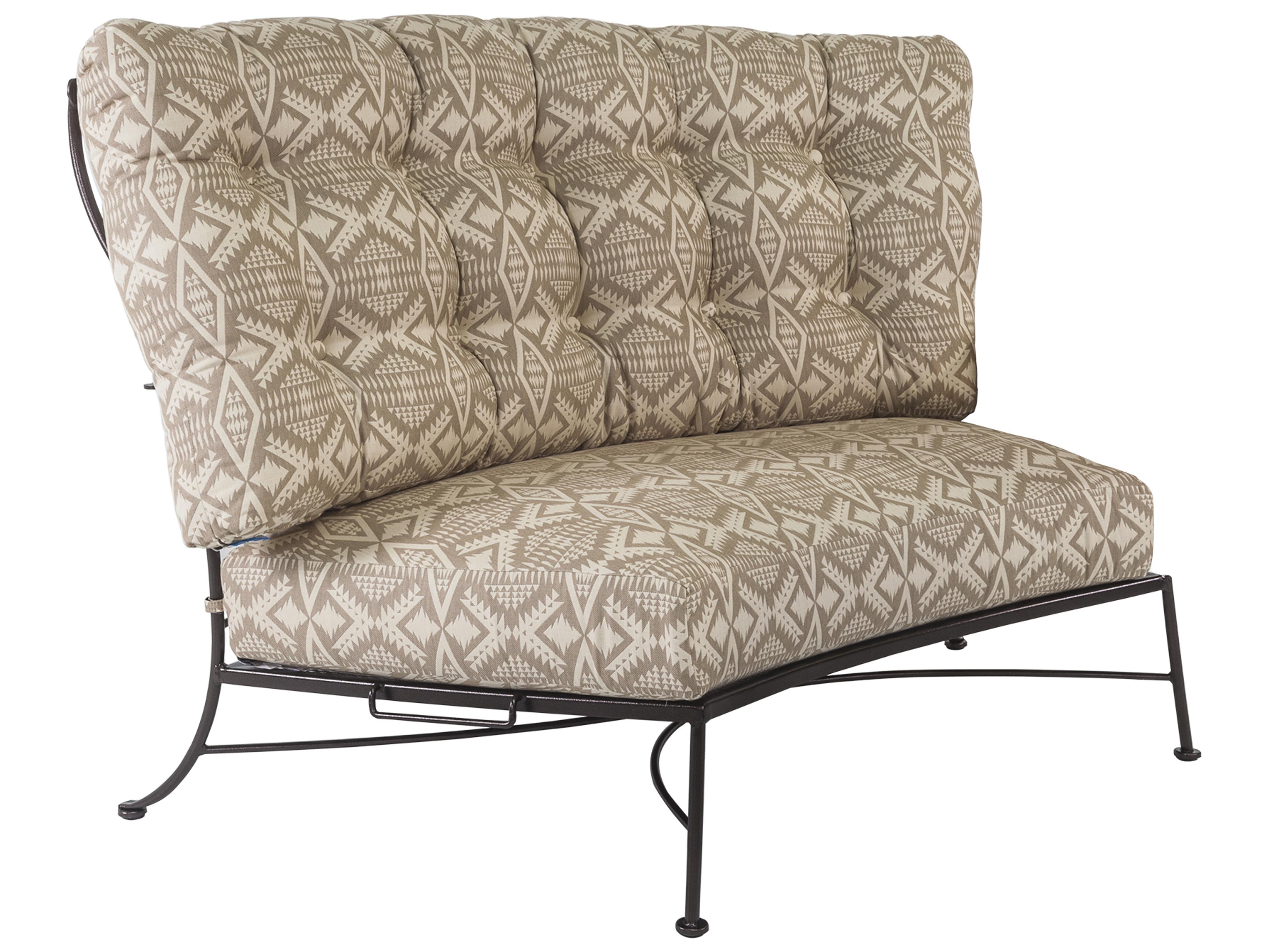 OW Lee Monterra Wrought Iron Sectional Center Chair