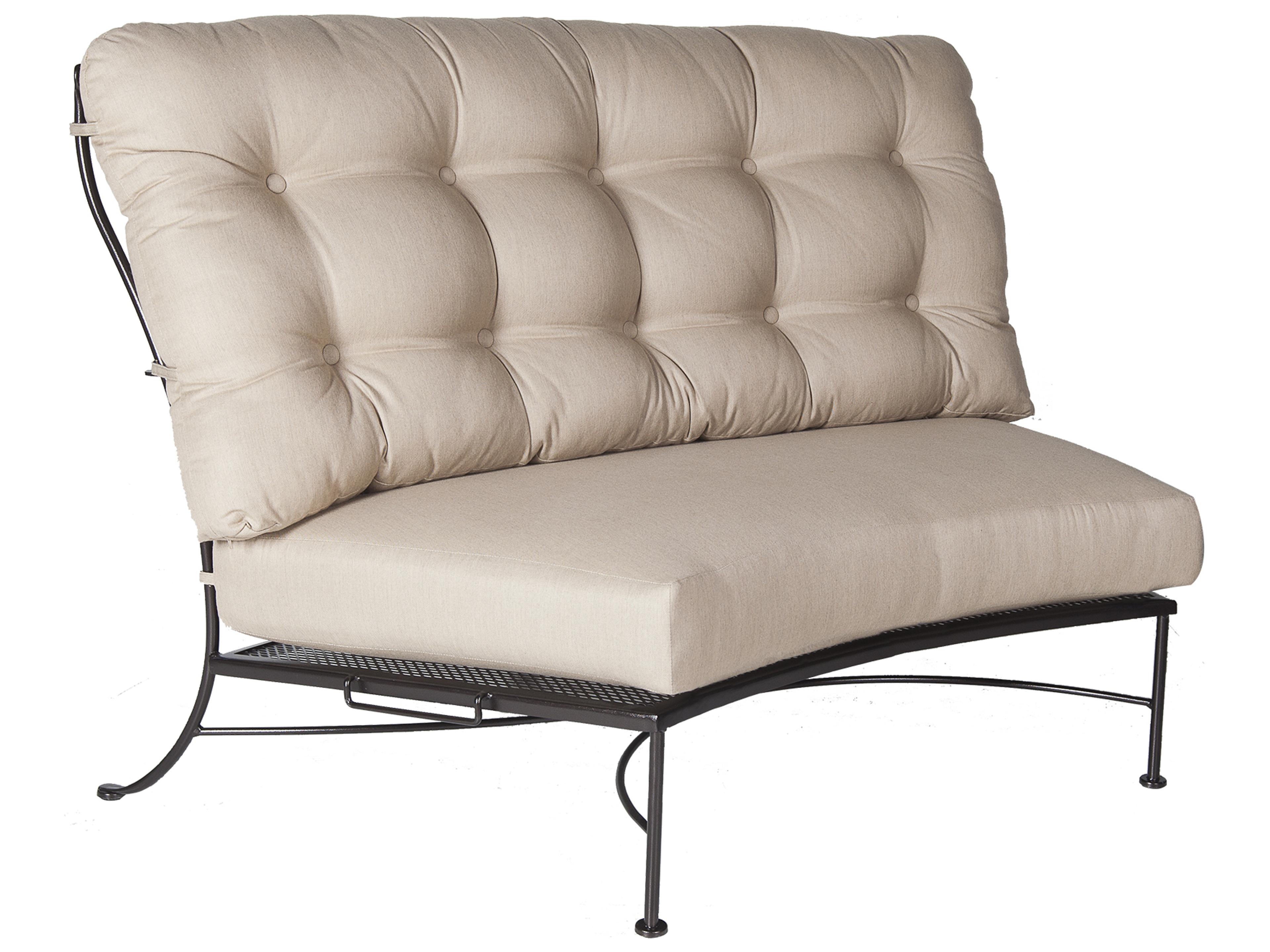 OW Lee Monterra Wrought Iron Sectional Center Chair