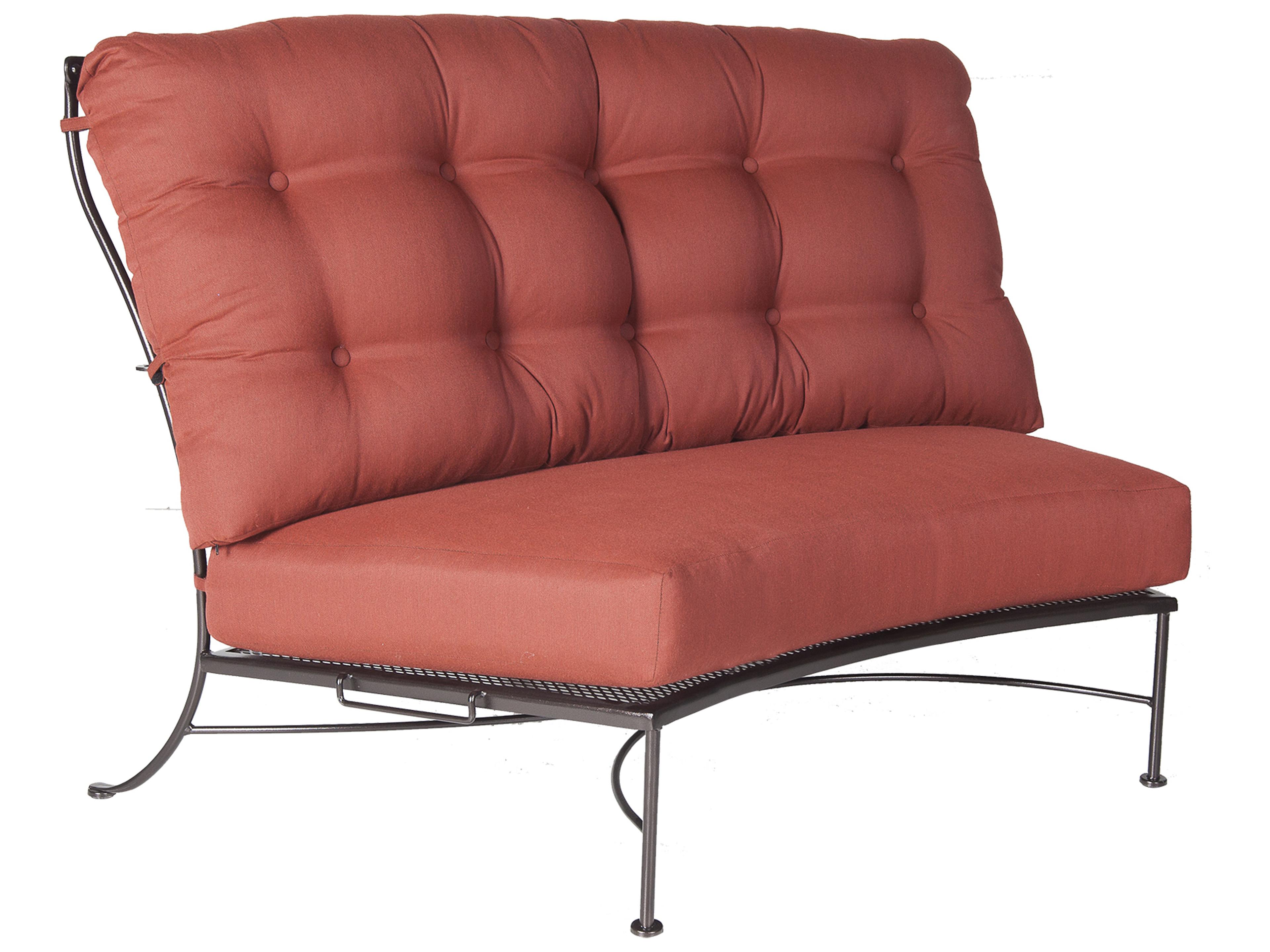 OW Lee Monterra Wrought Iron Sectional Center Chair
