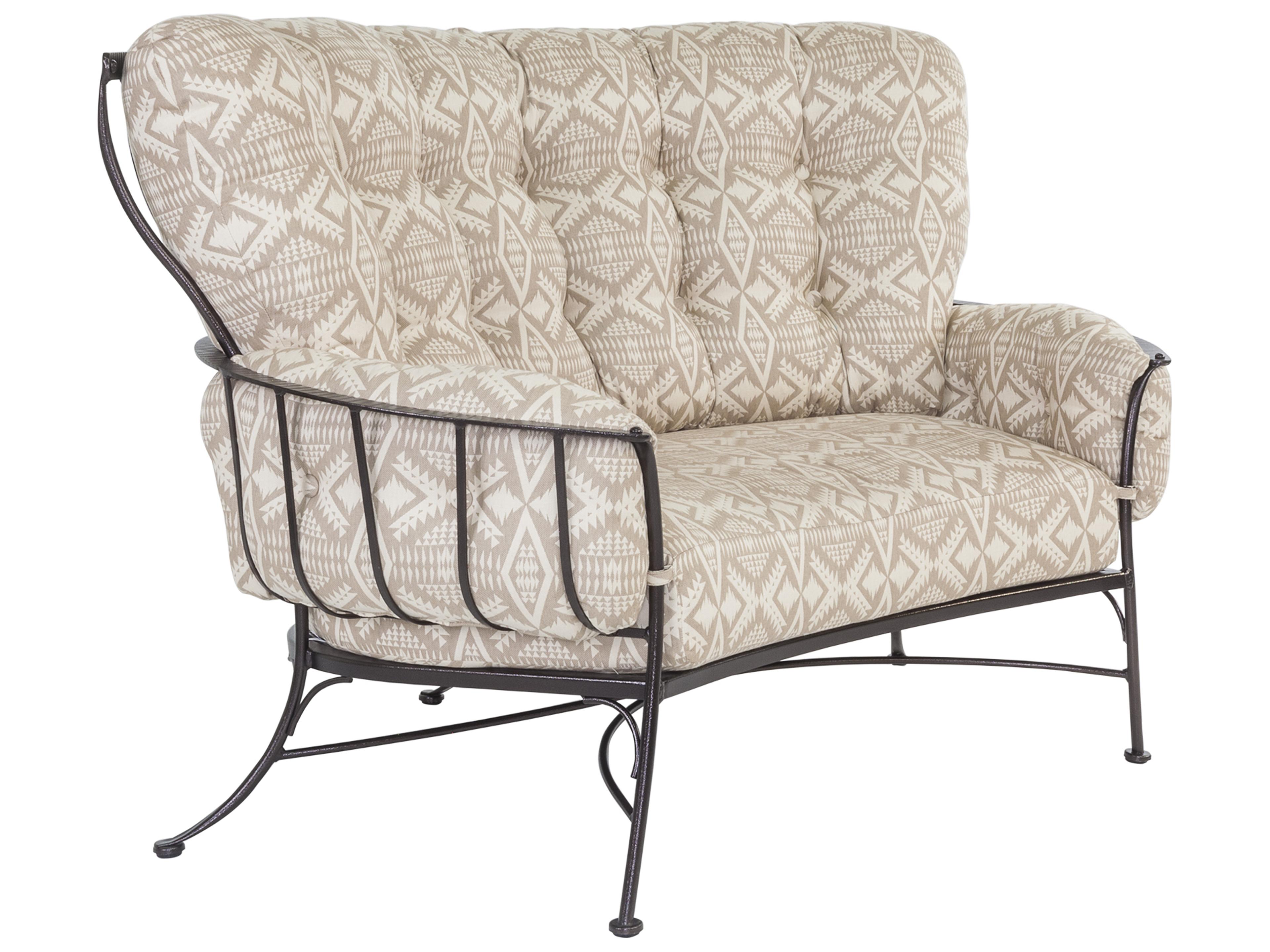 OW Lee Monterra Wrought Iron Two Seat Cuddle Chair