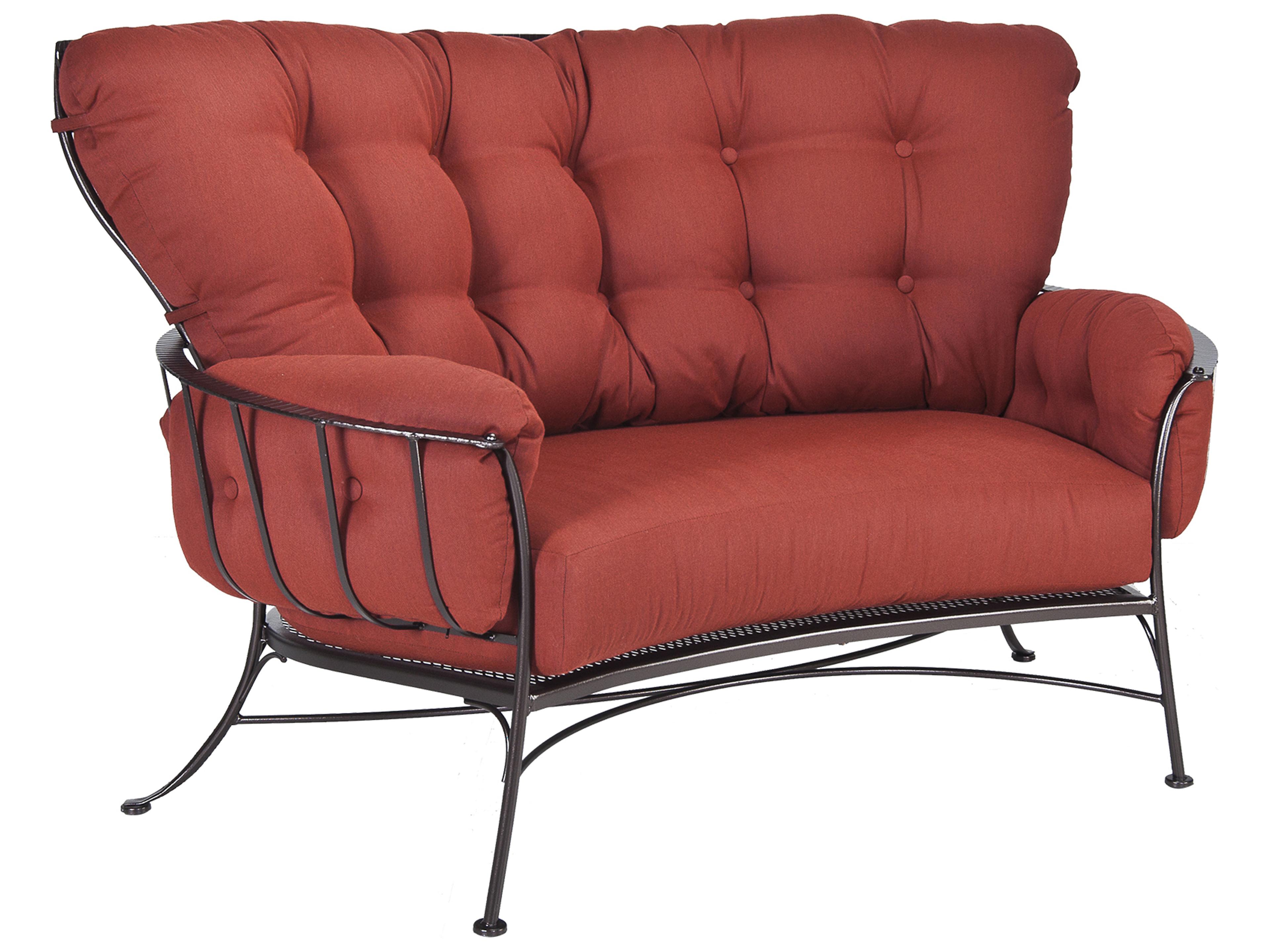 OW Lee Monterra Wrought Iron Two Seat Cuddle Chair