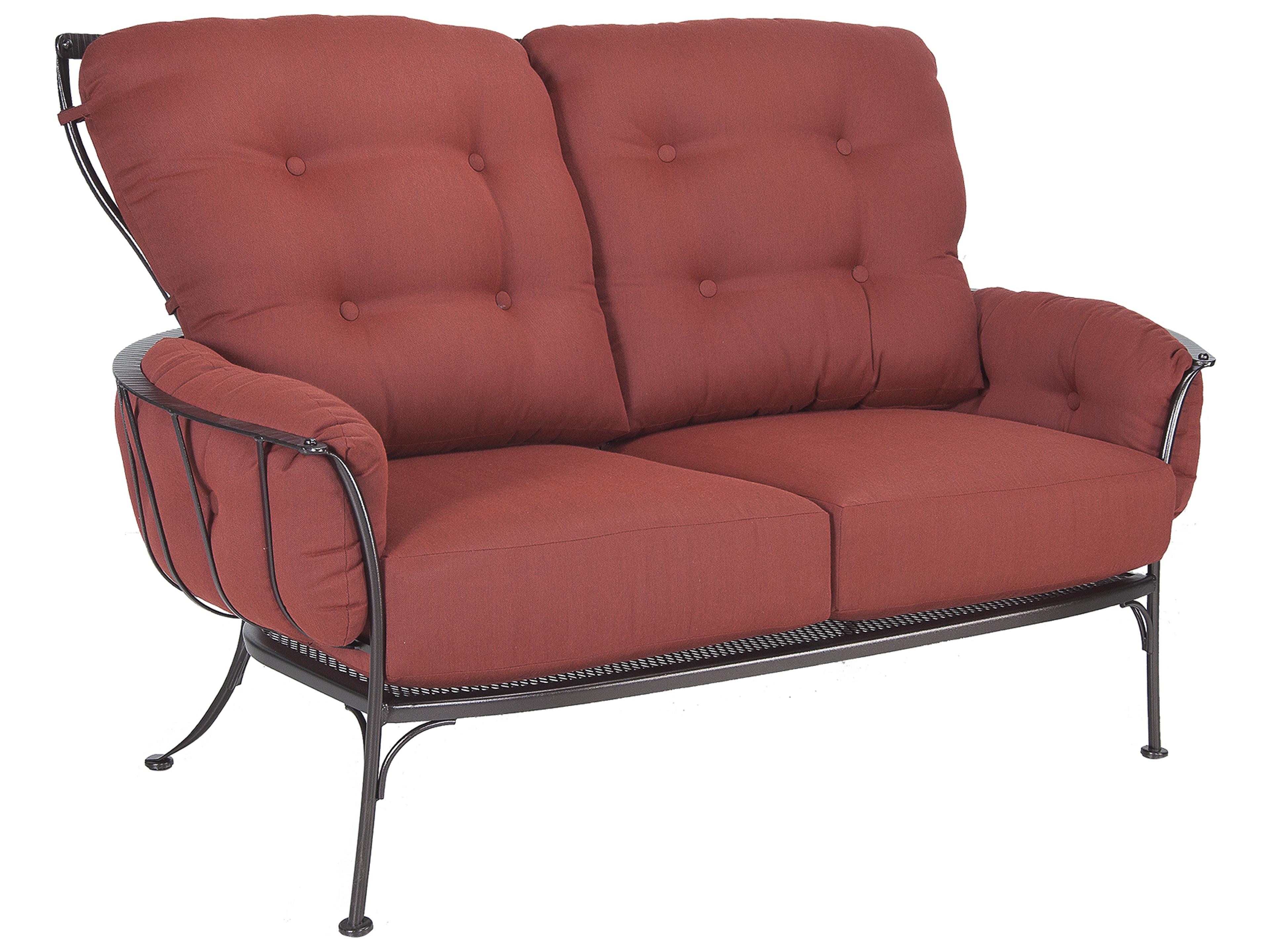 OW Lee Monterra Wrought Iron Two Seat Sofa