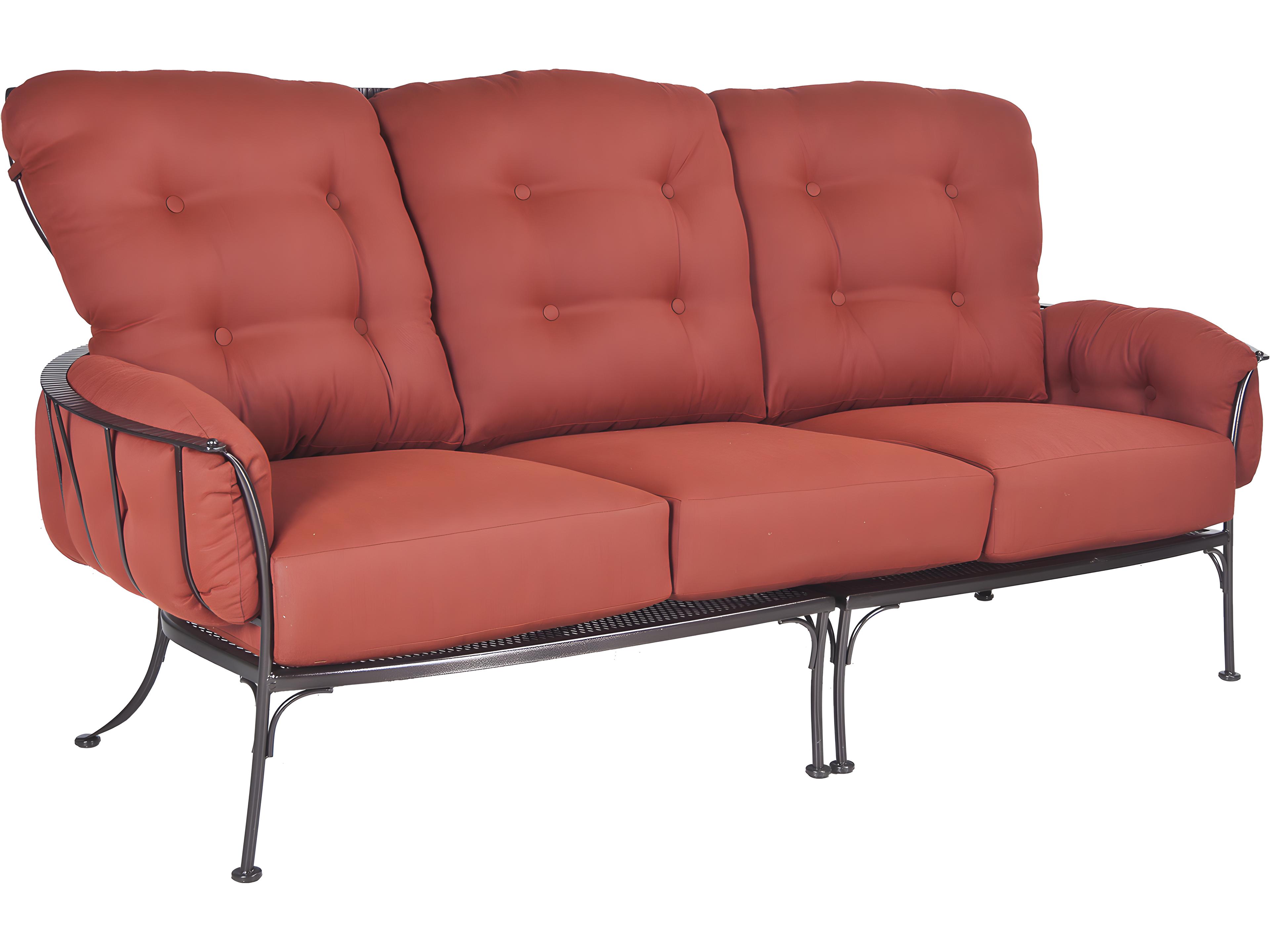 OW Lee Monterra Wrought Iron Outdoor Sofa
