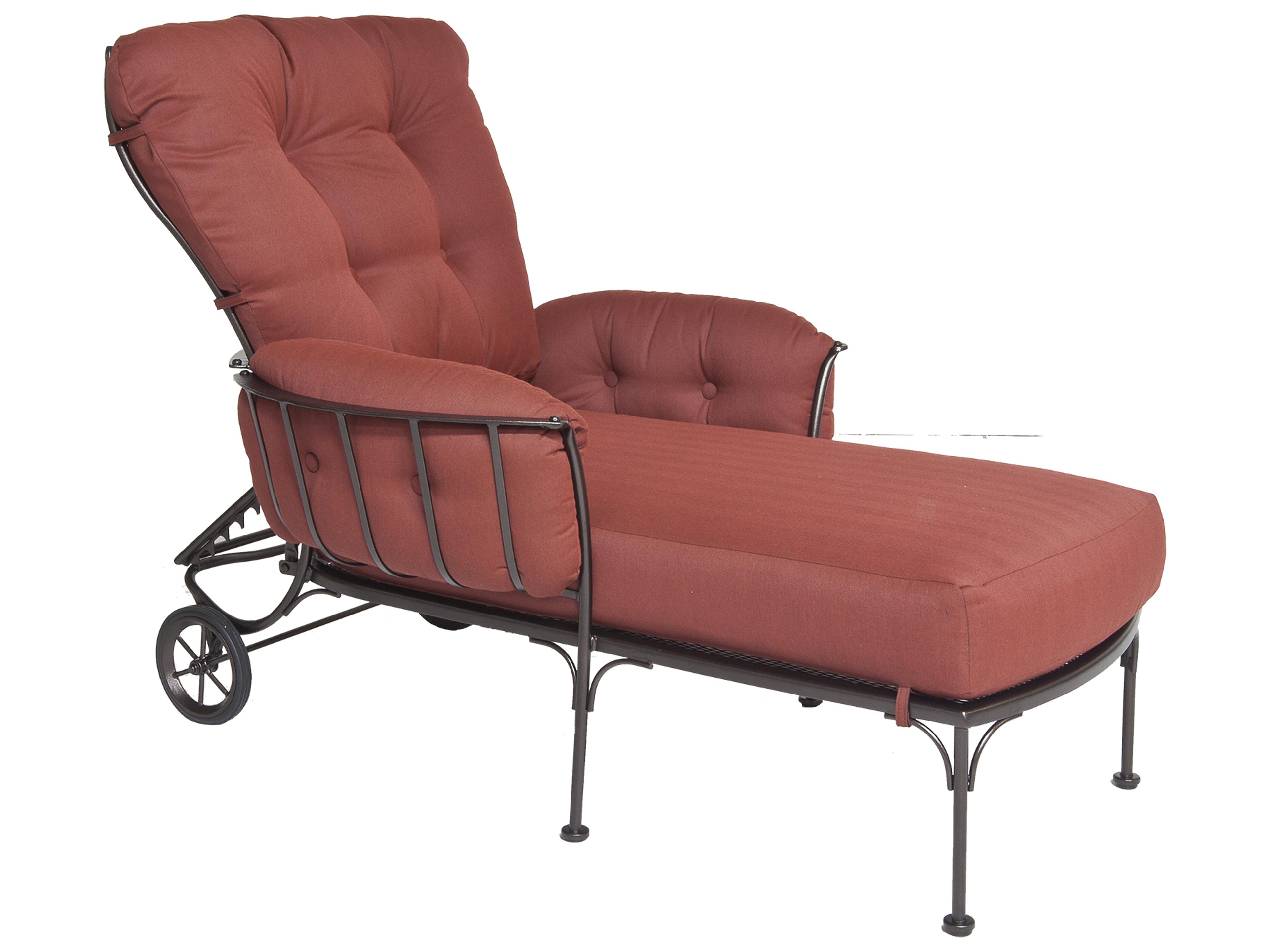 OW Lee Monterra Wrought Iron Adjustable Patio Chaise
