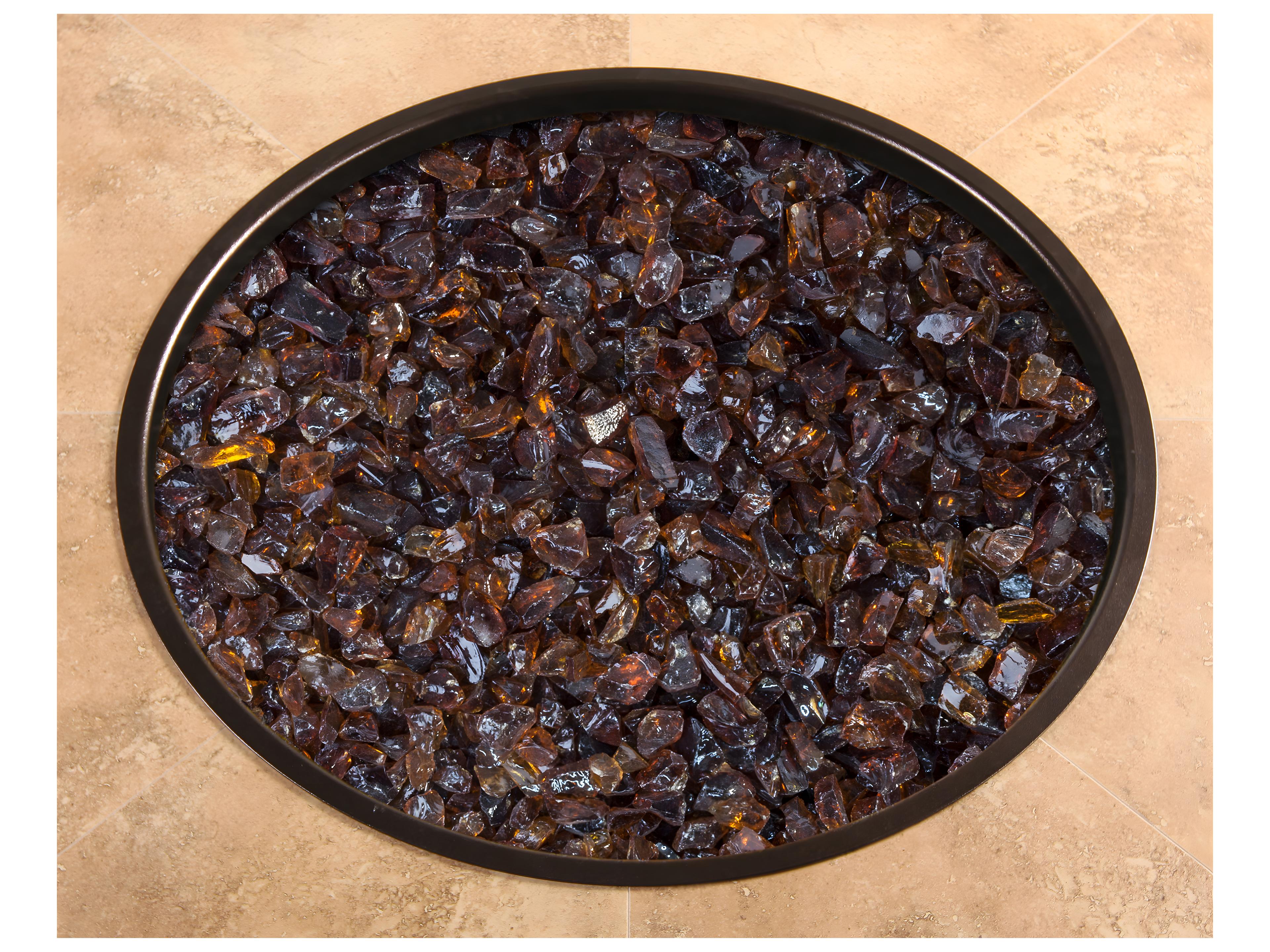 Casual Fireside Fire Media Coffee 6 lbs. Crushed Fire Glass Kit