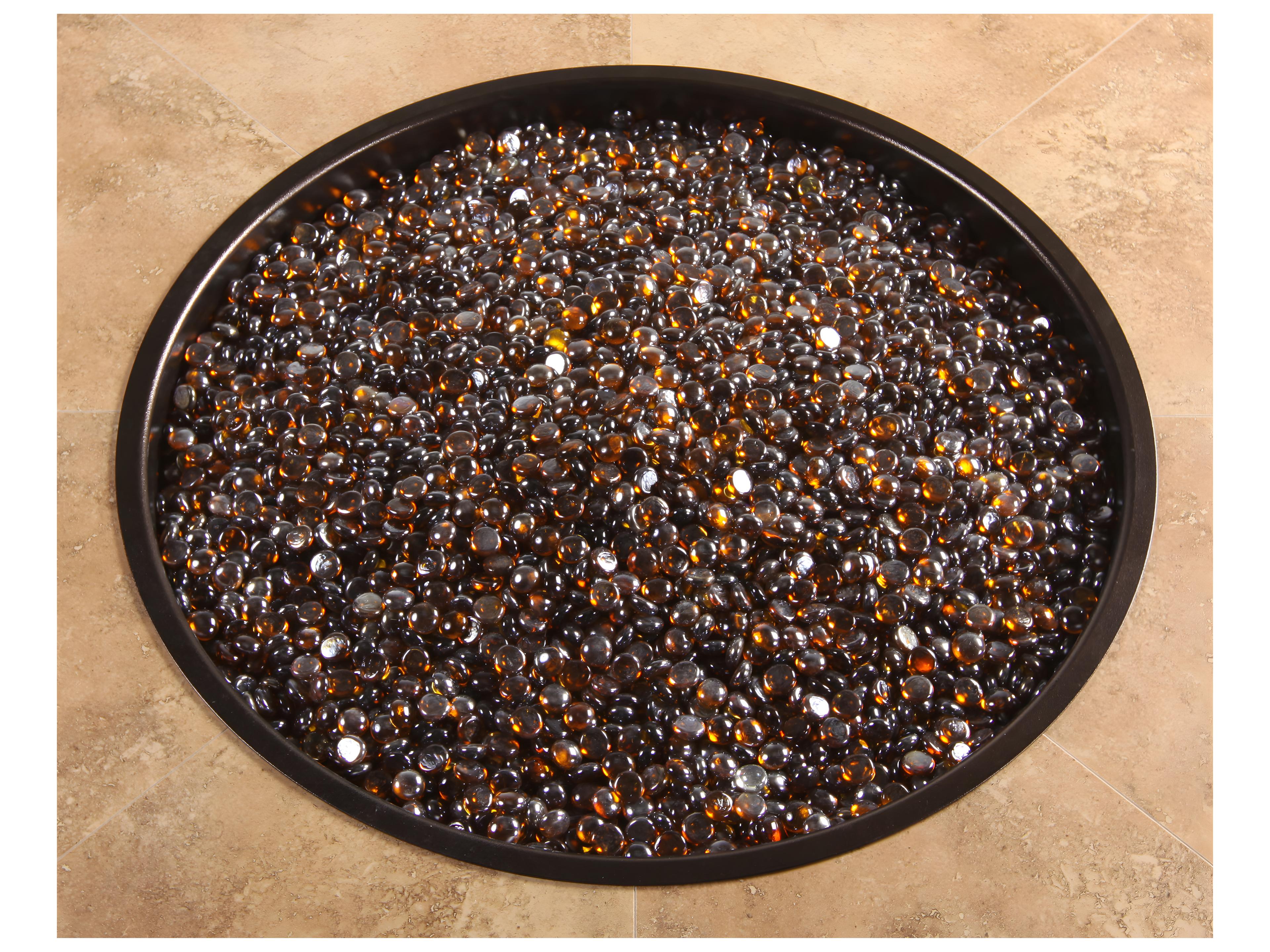 Casual Fireside Fire Media Amber 6 lb. Glass Gem Kit