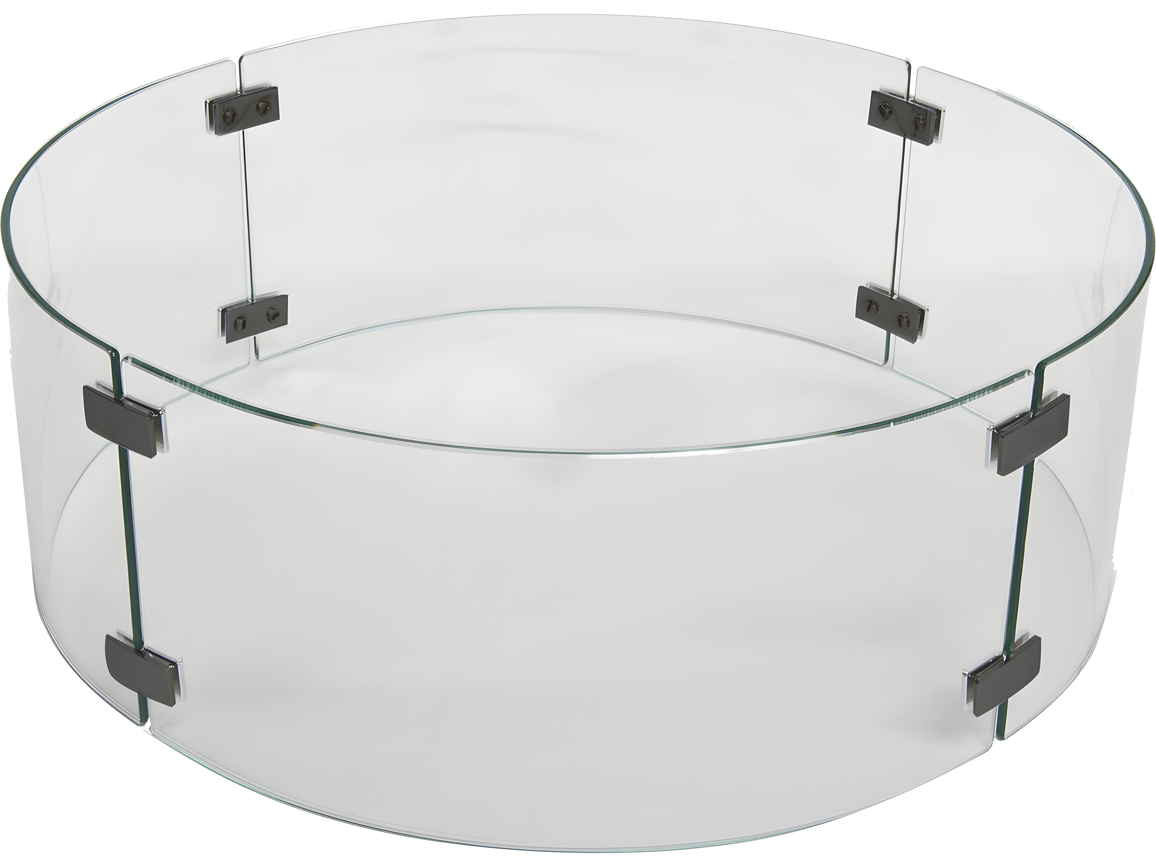Casual Fireside Large Round Glass Guard