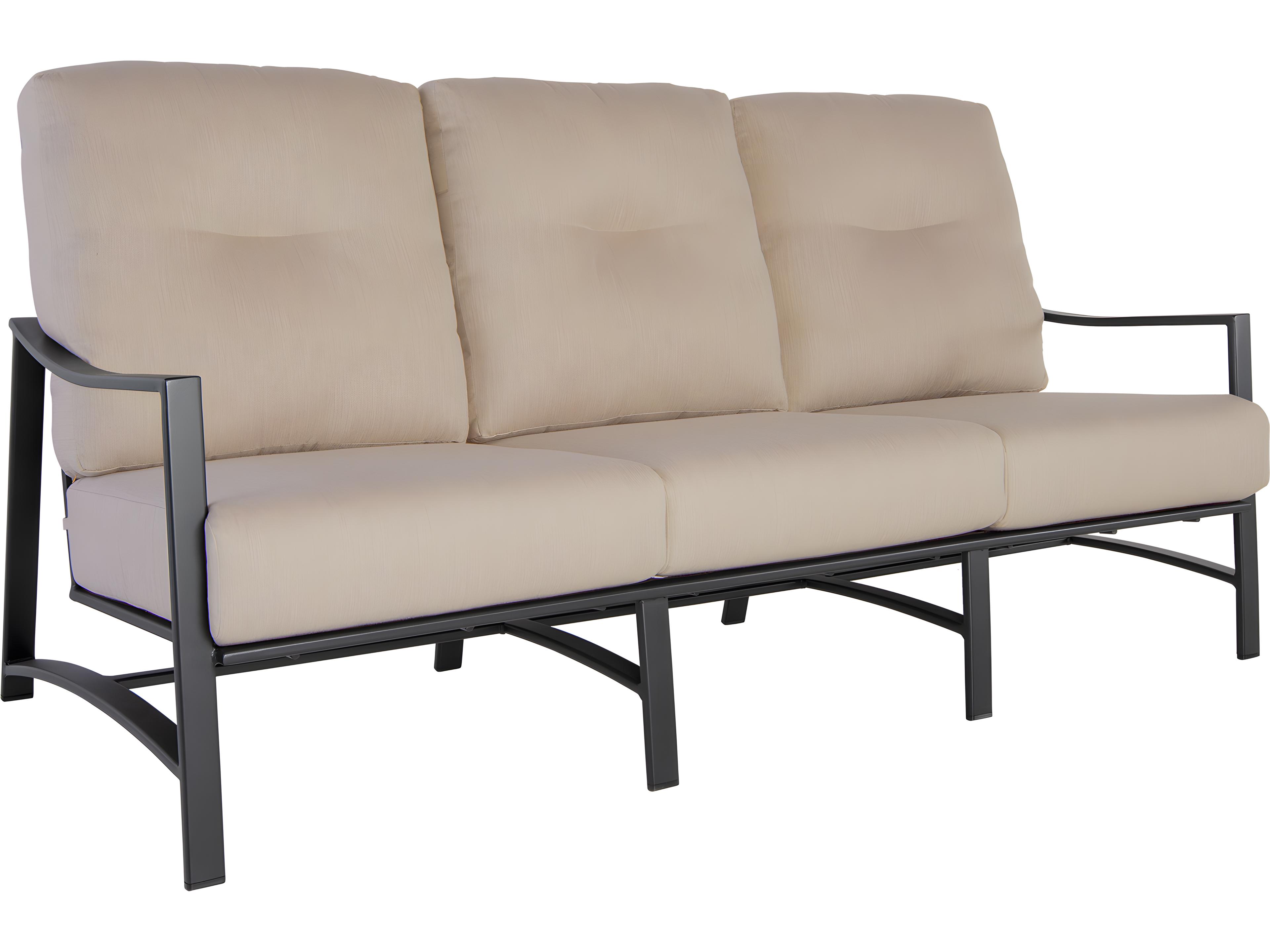 Avana Cushion Aluminum Outdoor Patio Sofa