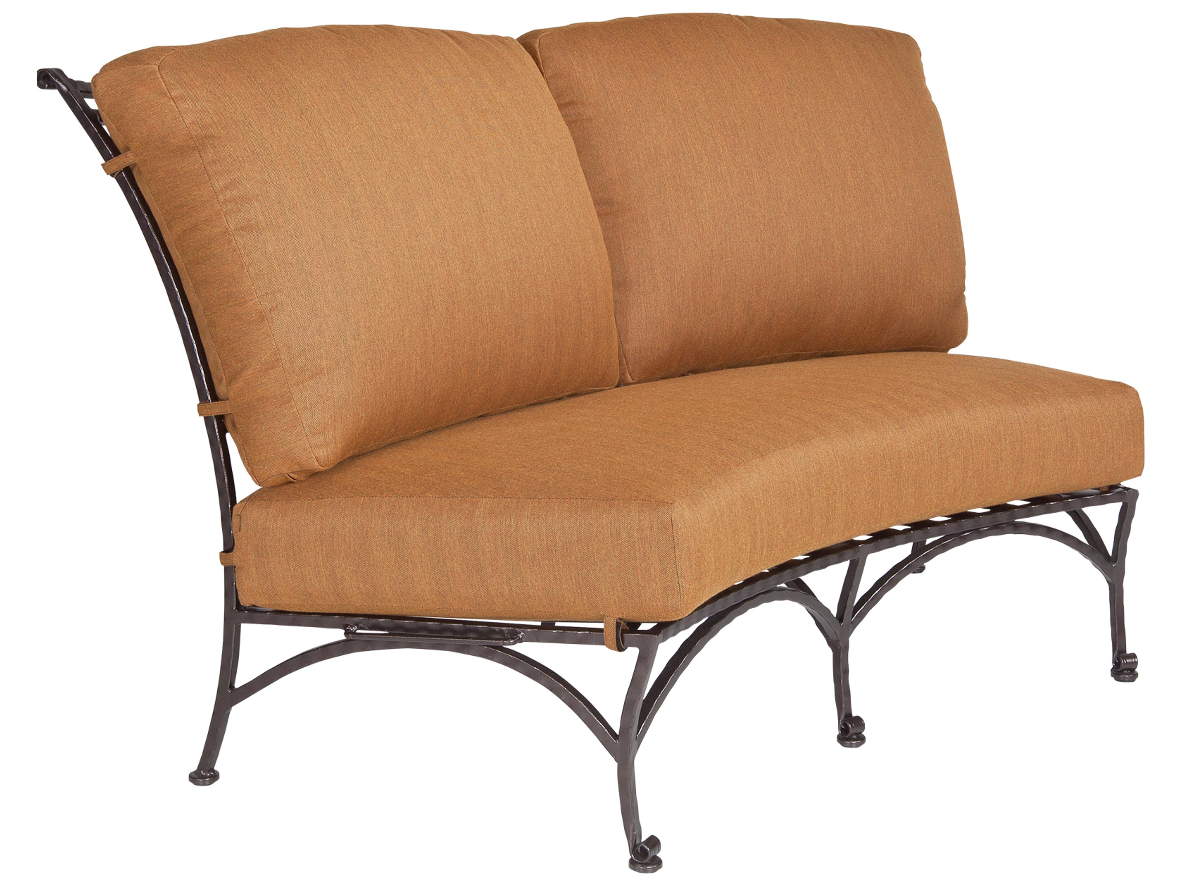 San Cristobal Wrought Iron Cushion Loveseat
