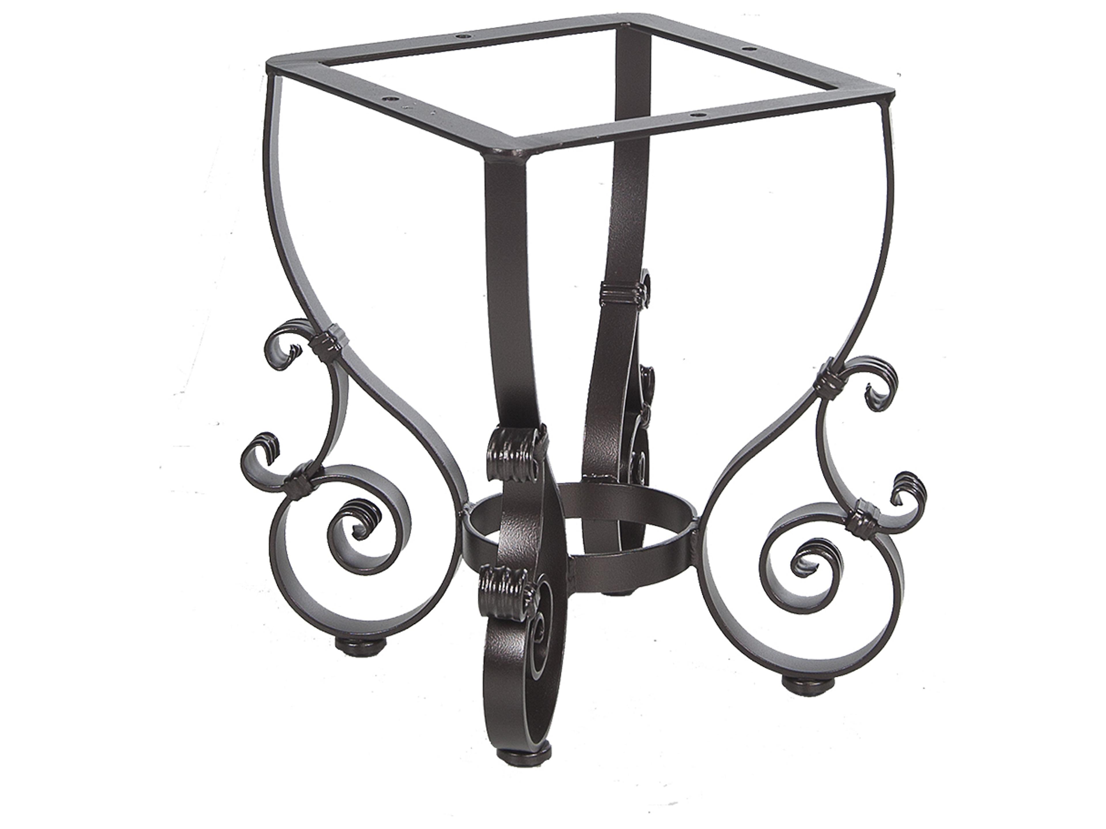 San Cristobal End Wrought Iron Table Base
