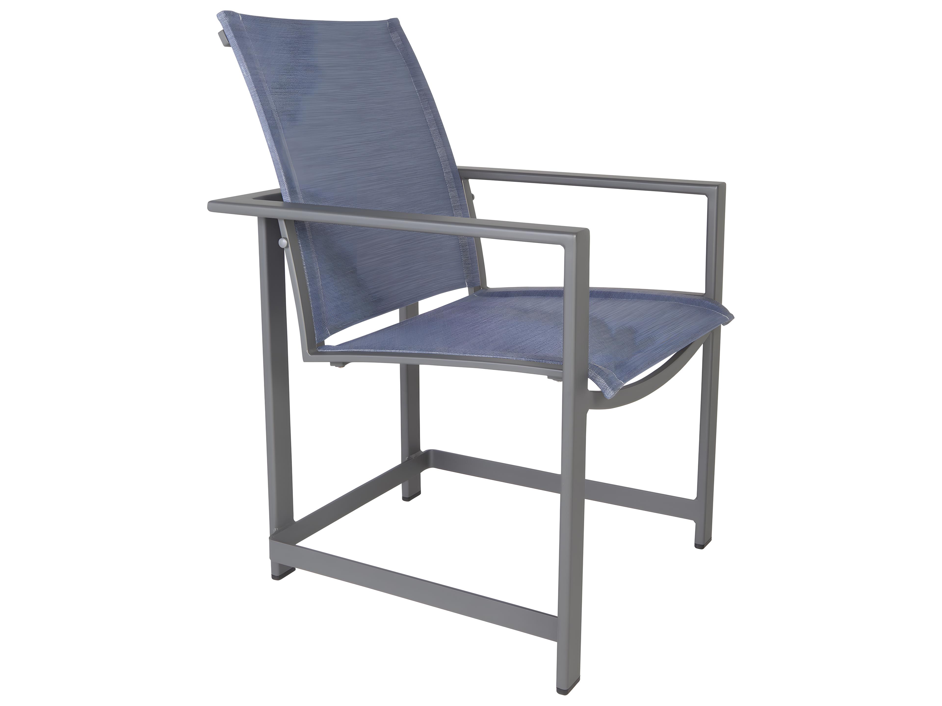Studio Sling Aluminum Outdoor Patio Dining Arm Chair