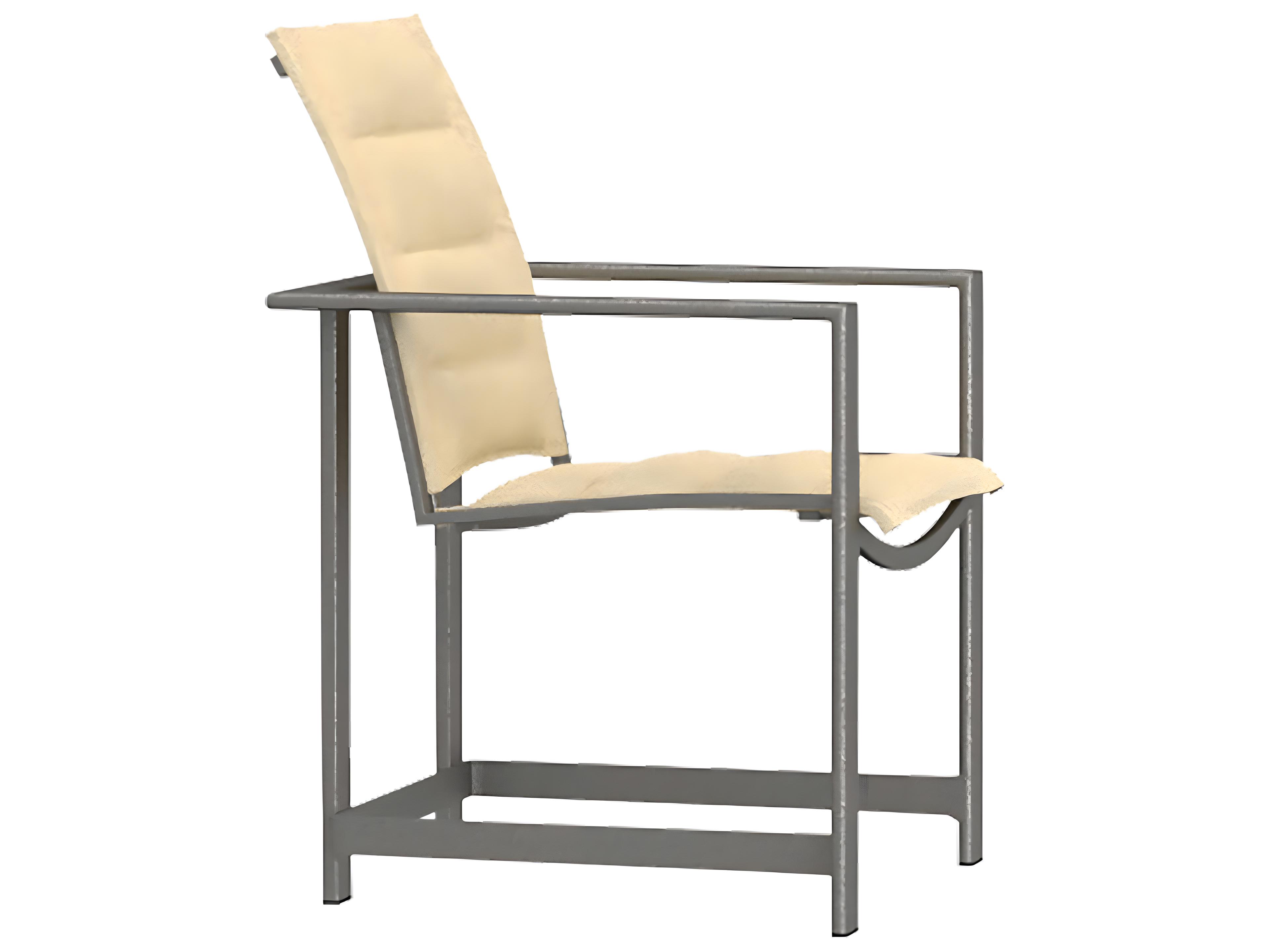 Studio Sling Aluminum Patio Dining Arm Chair