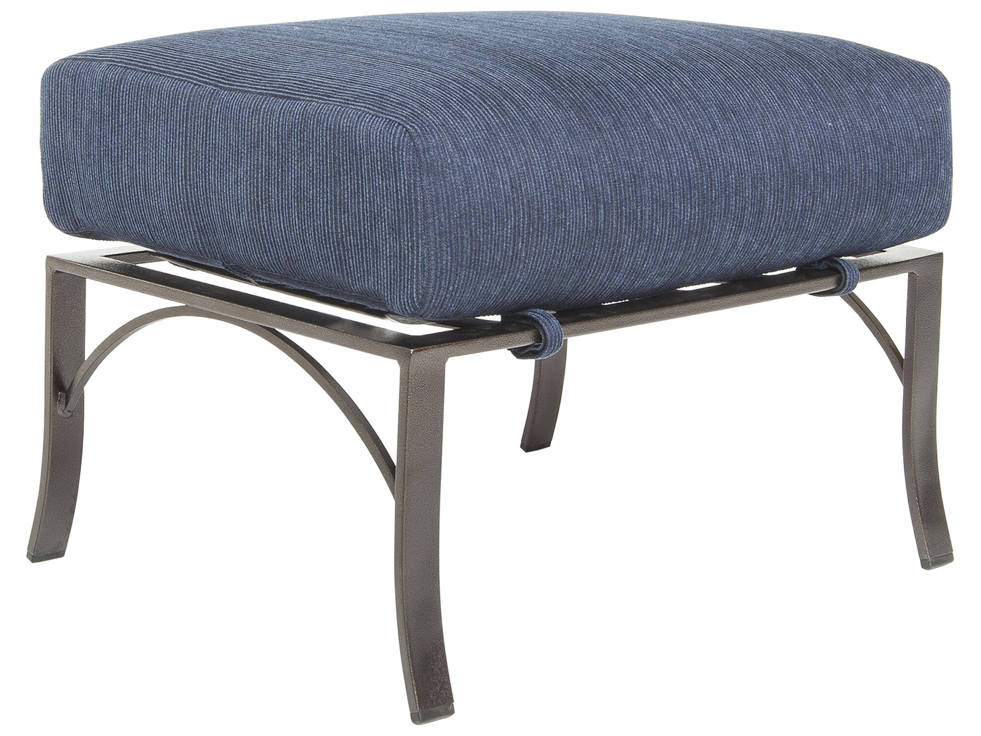 Pasadera Aluminum Cushion Ottoman