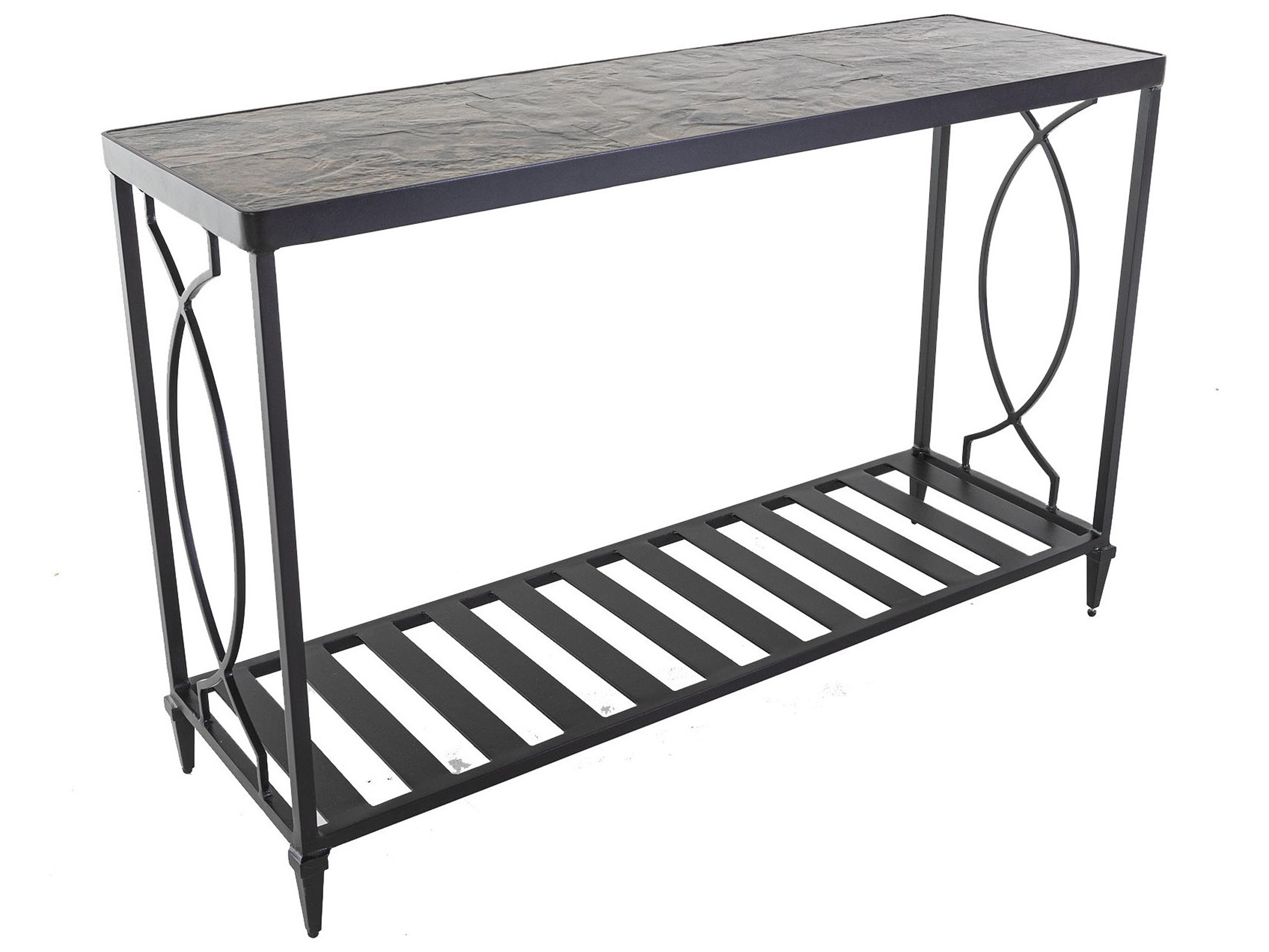 Kensington Aluminum Rectangular Outdoor Console Table