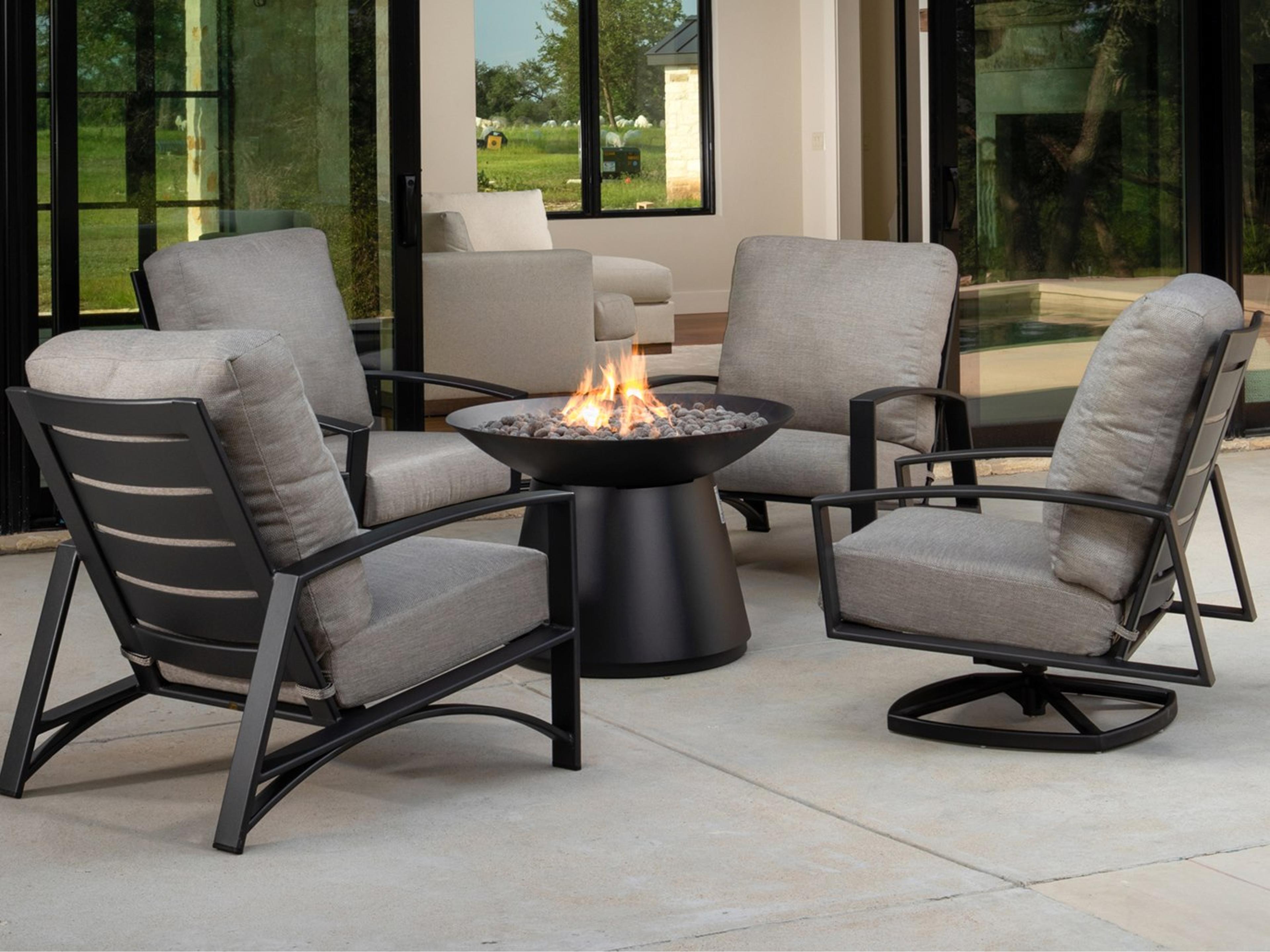 Arc Aluminum Cushion Lounge Set