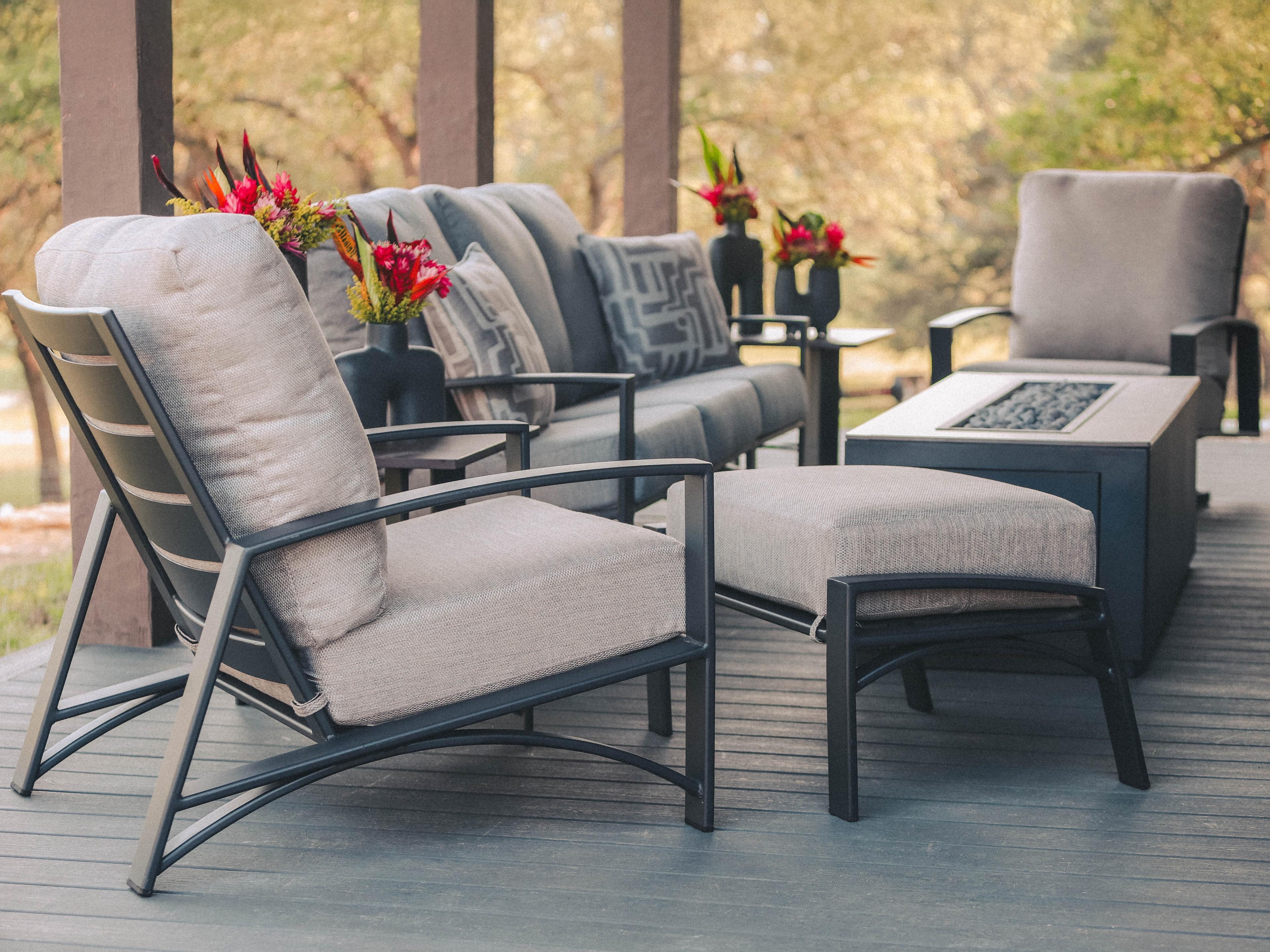 Arc Aluminum Cushion Lounge Set