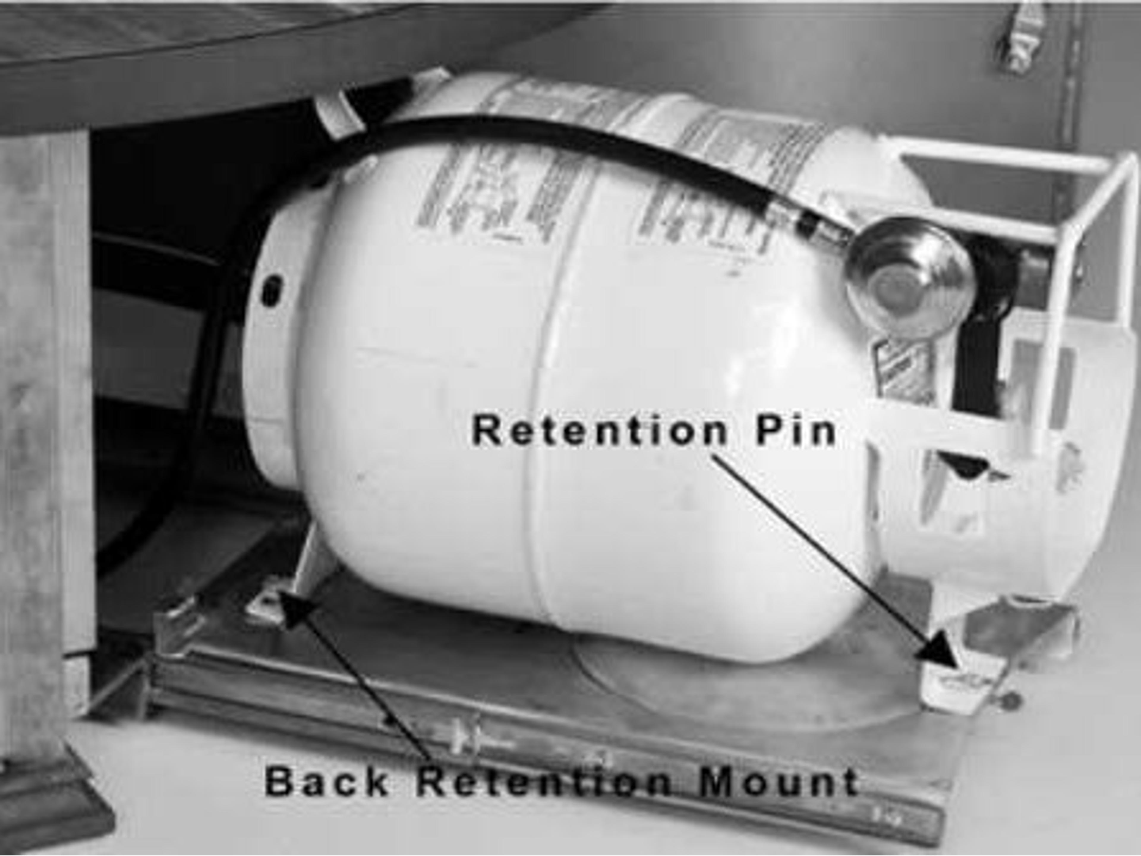 OW Lee 20lb. Lay Flat Propane Tank