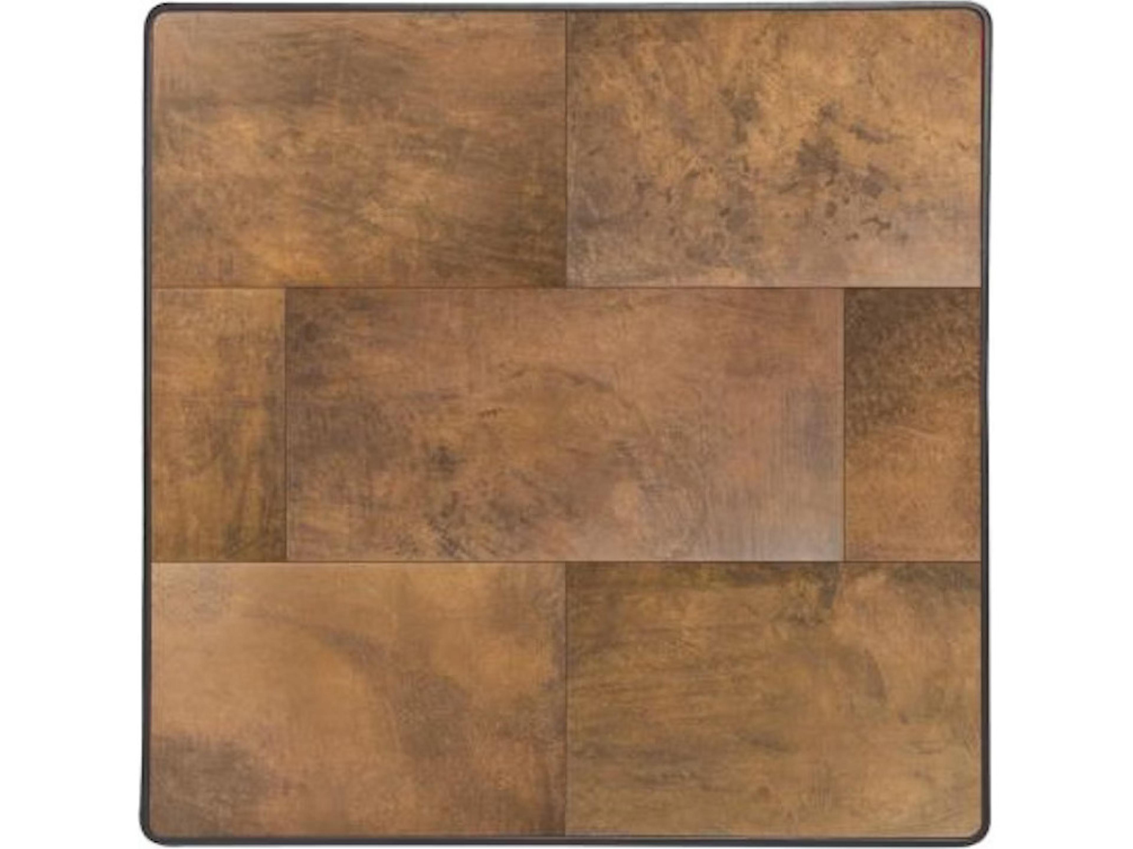 City Porcelain Square Table Top with Aluminum Rim