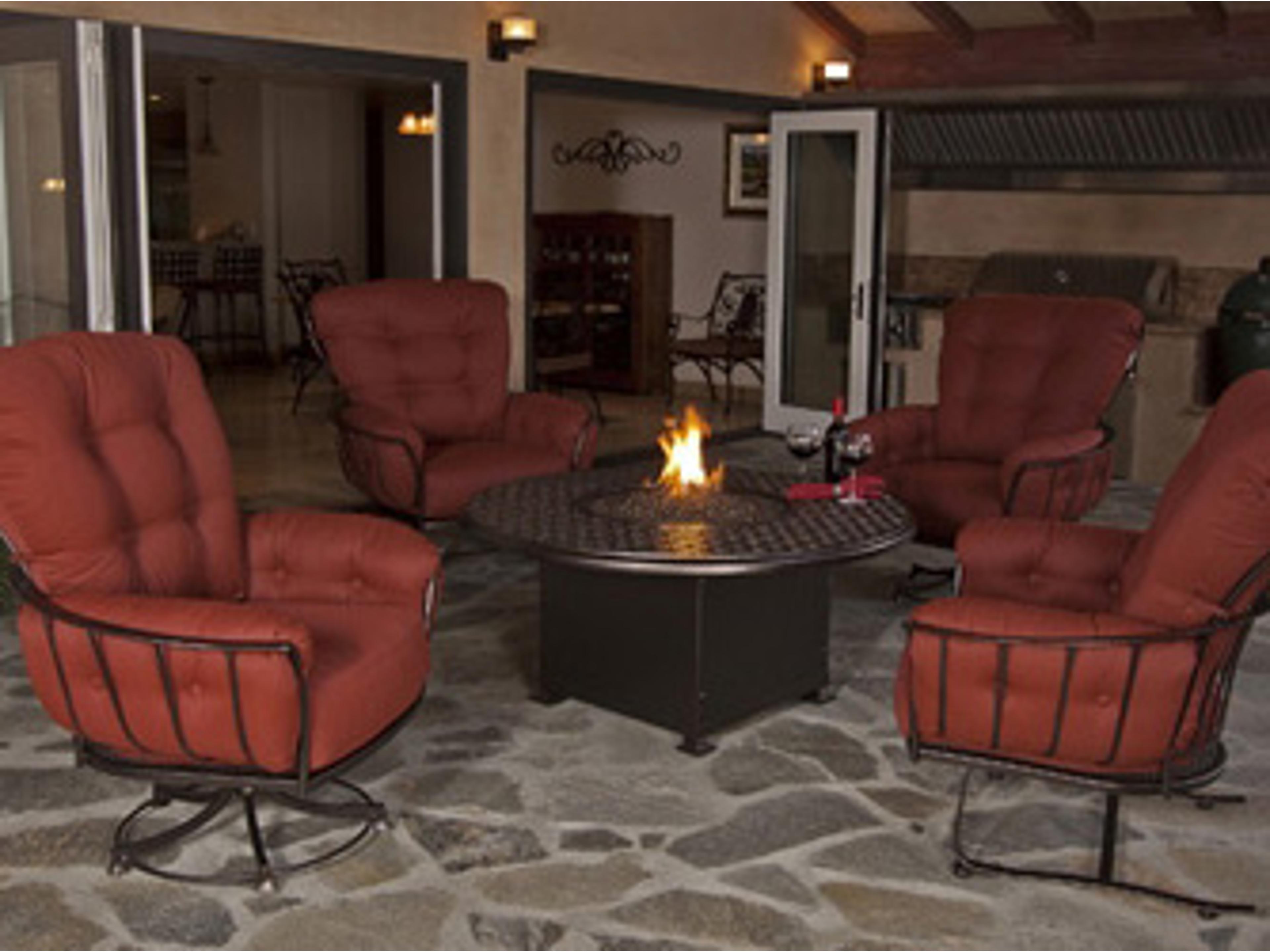 Monterra Wrought Iron Outdoor Patio Lounge Set