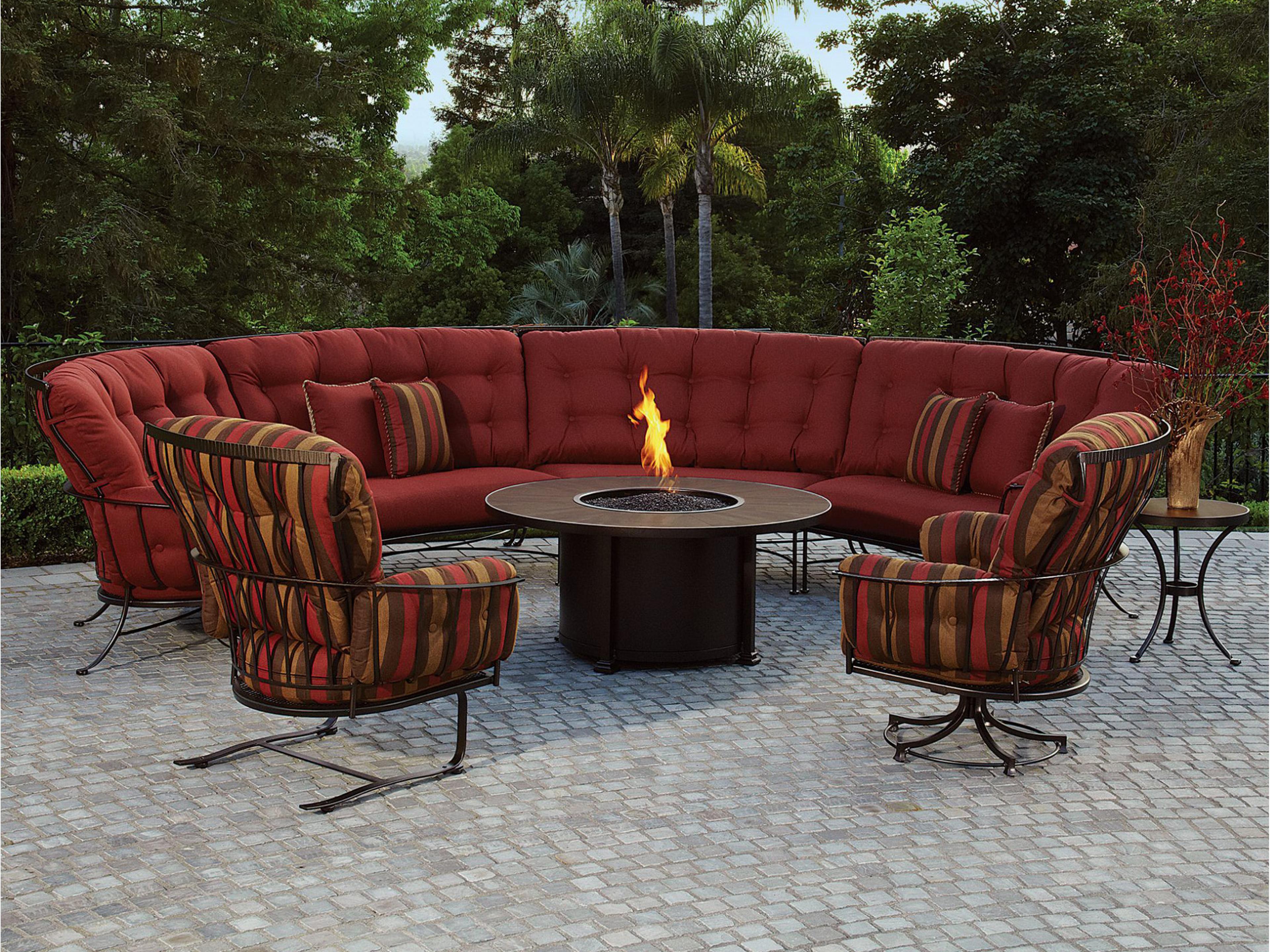Monterra Wrought Iron Outdoor Lounge Set
