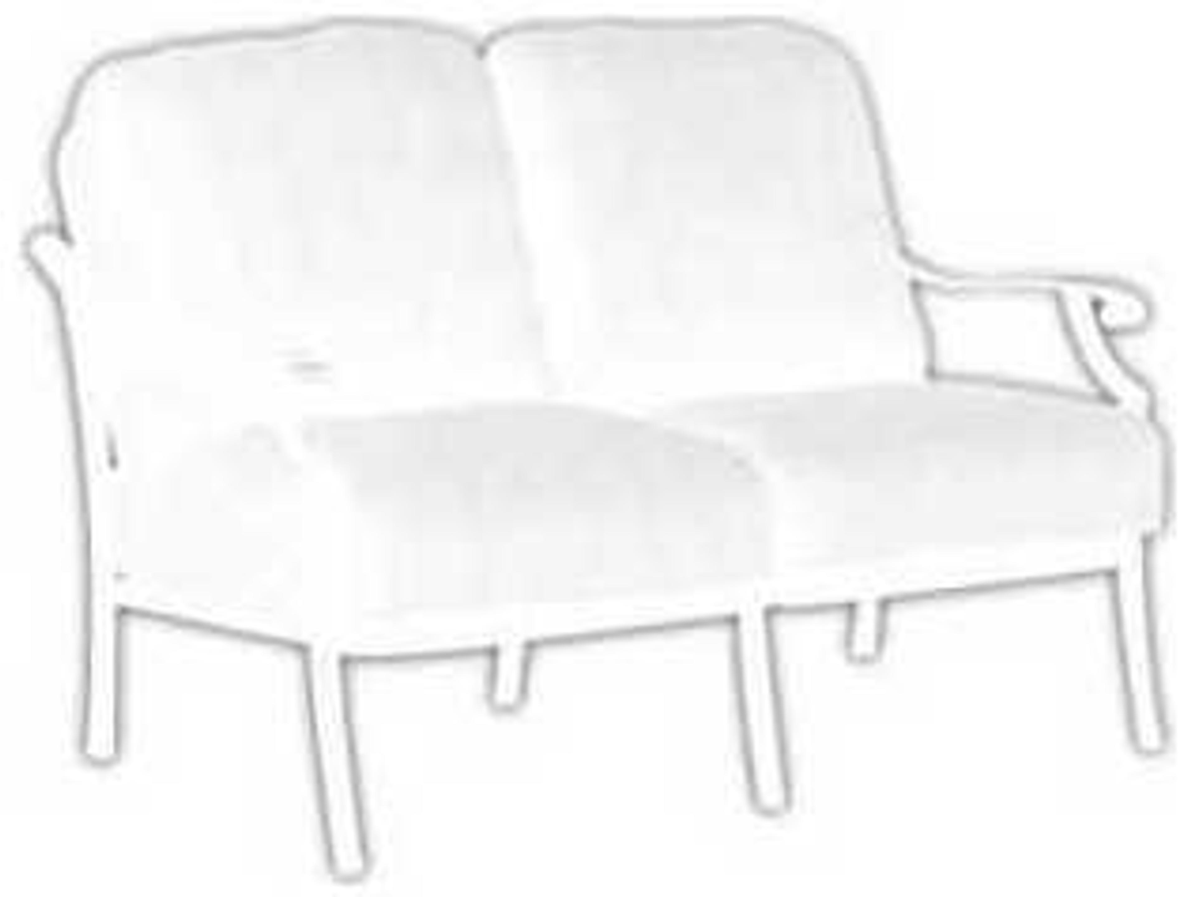 Rustic Garden Loveseat Replacement Cushions