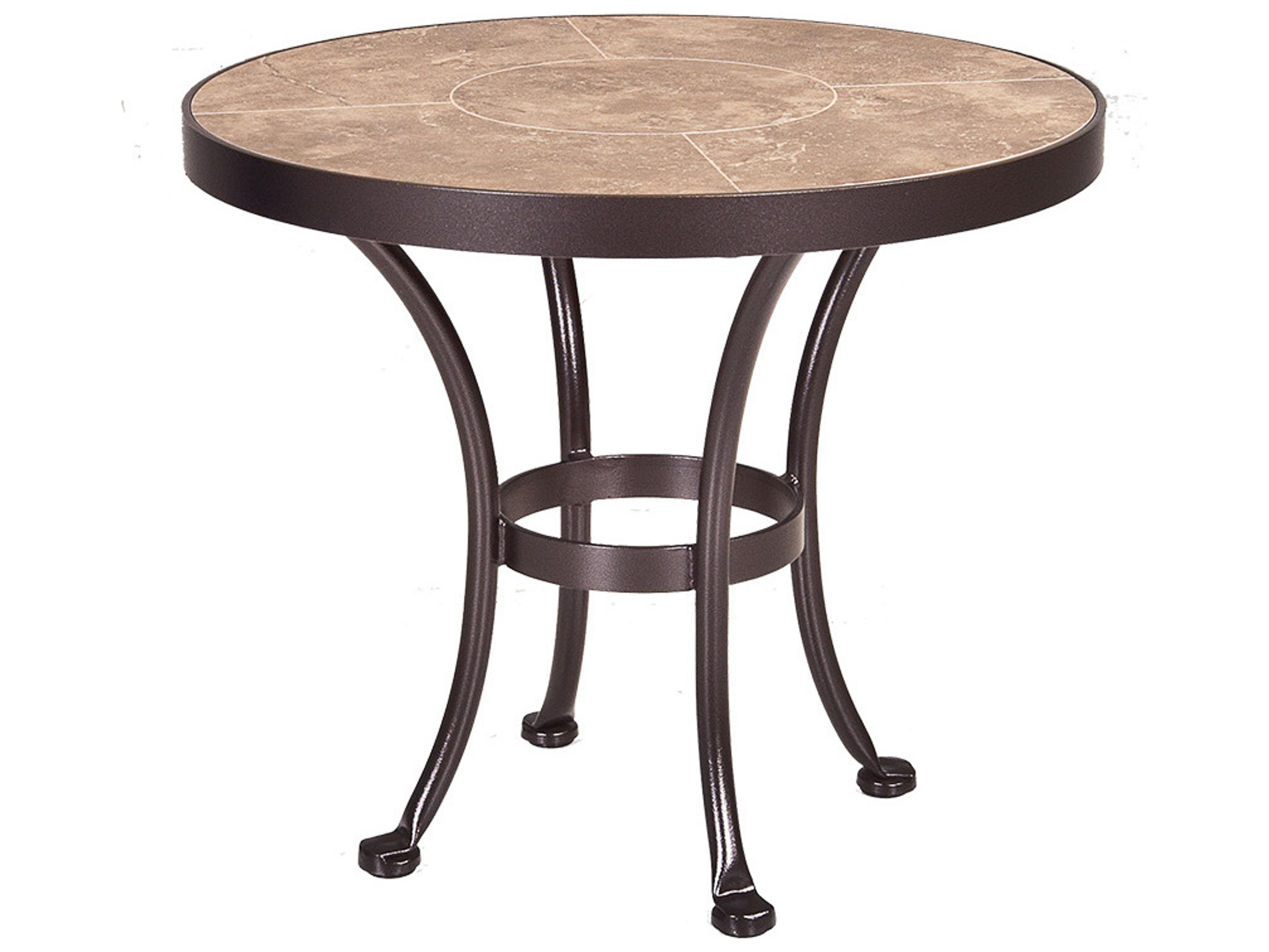 OW Lee Wrought Iron Round End Table Base