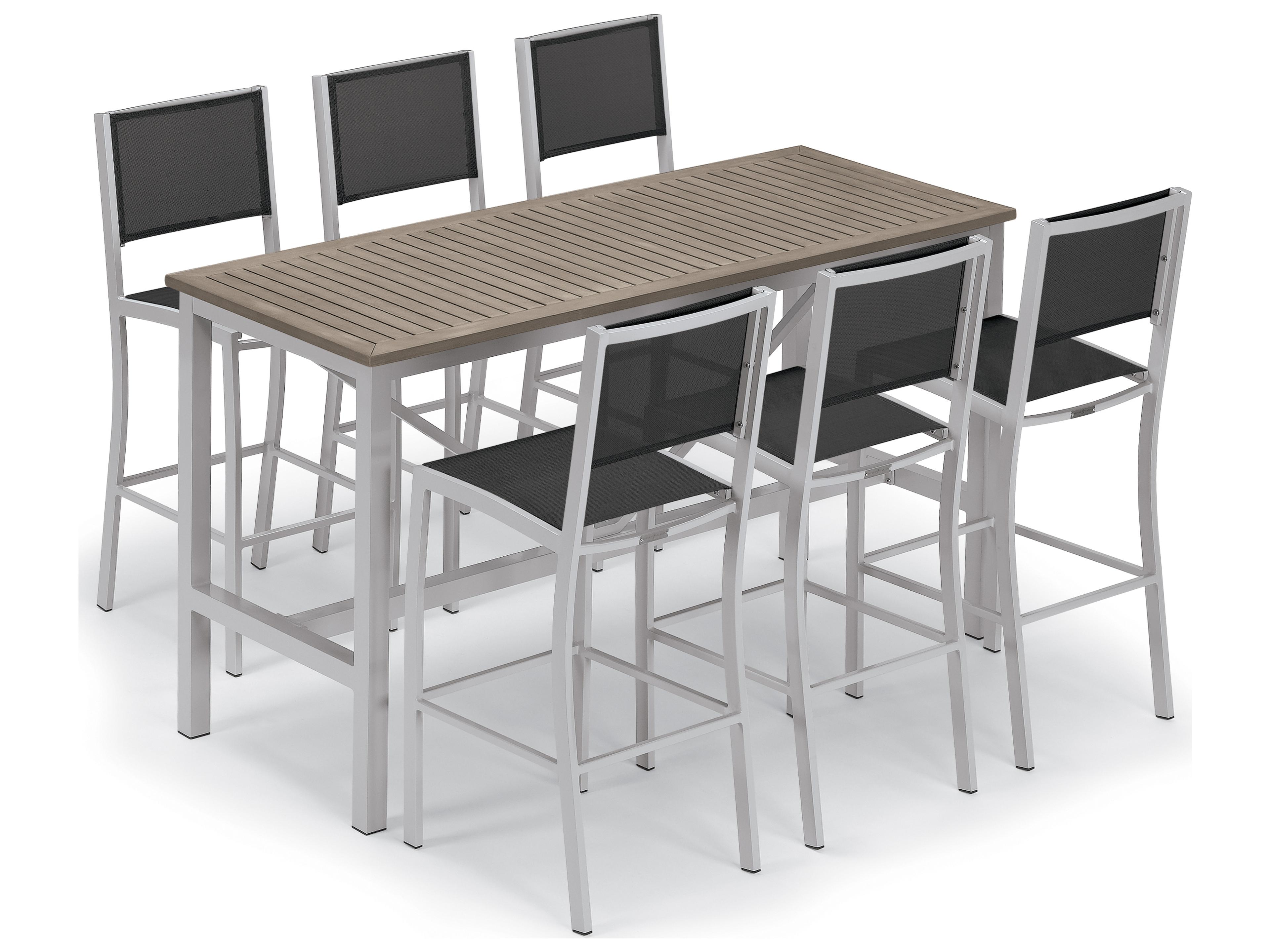 Travira Aluminum Flint 7 Piece Bar Set with Black Sling