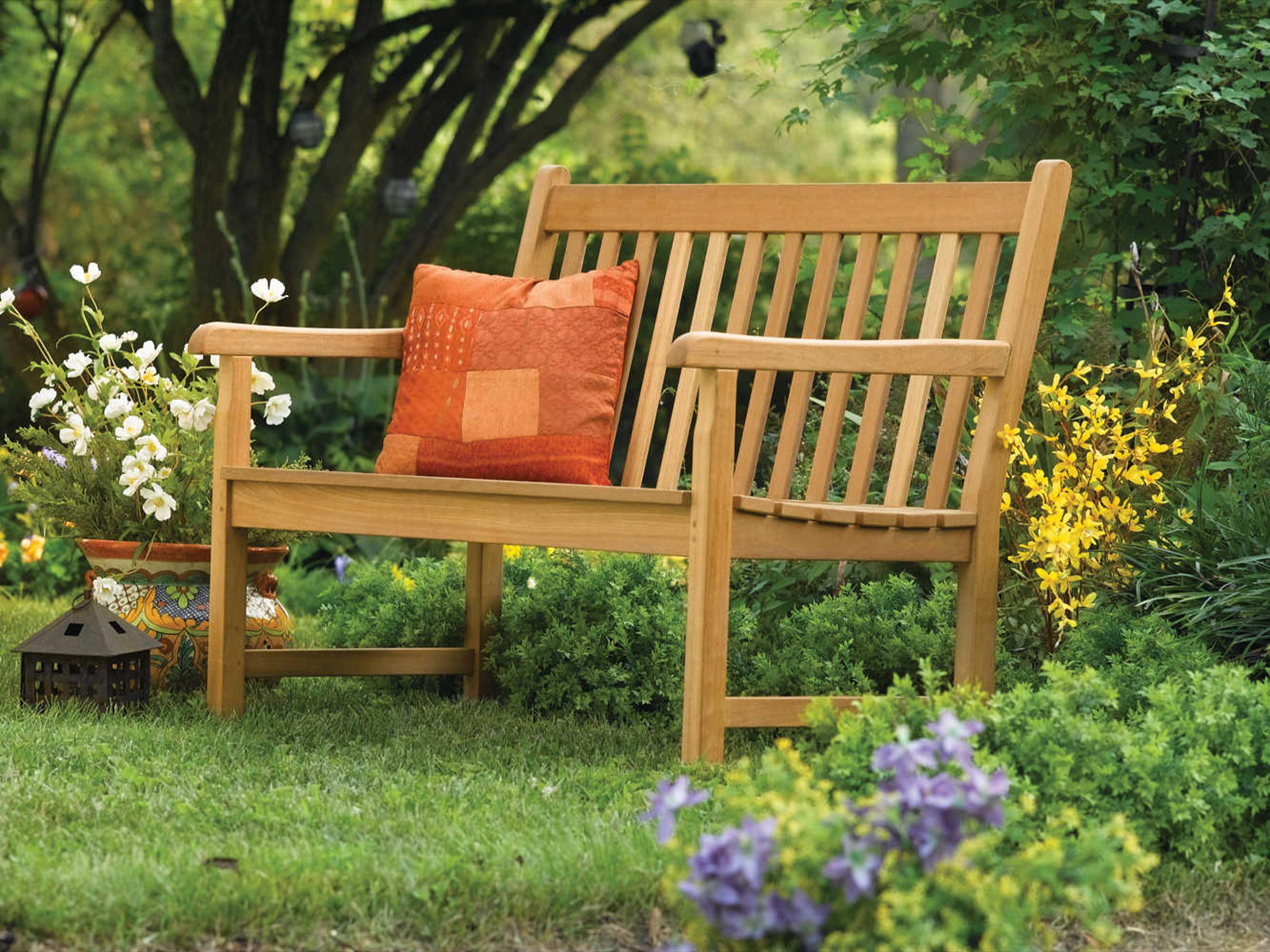 Oxford Garden Classic Teak Natural Outdoor Bench