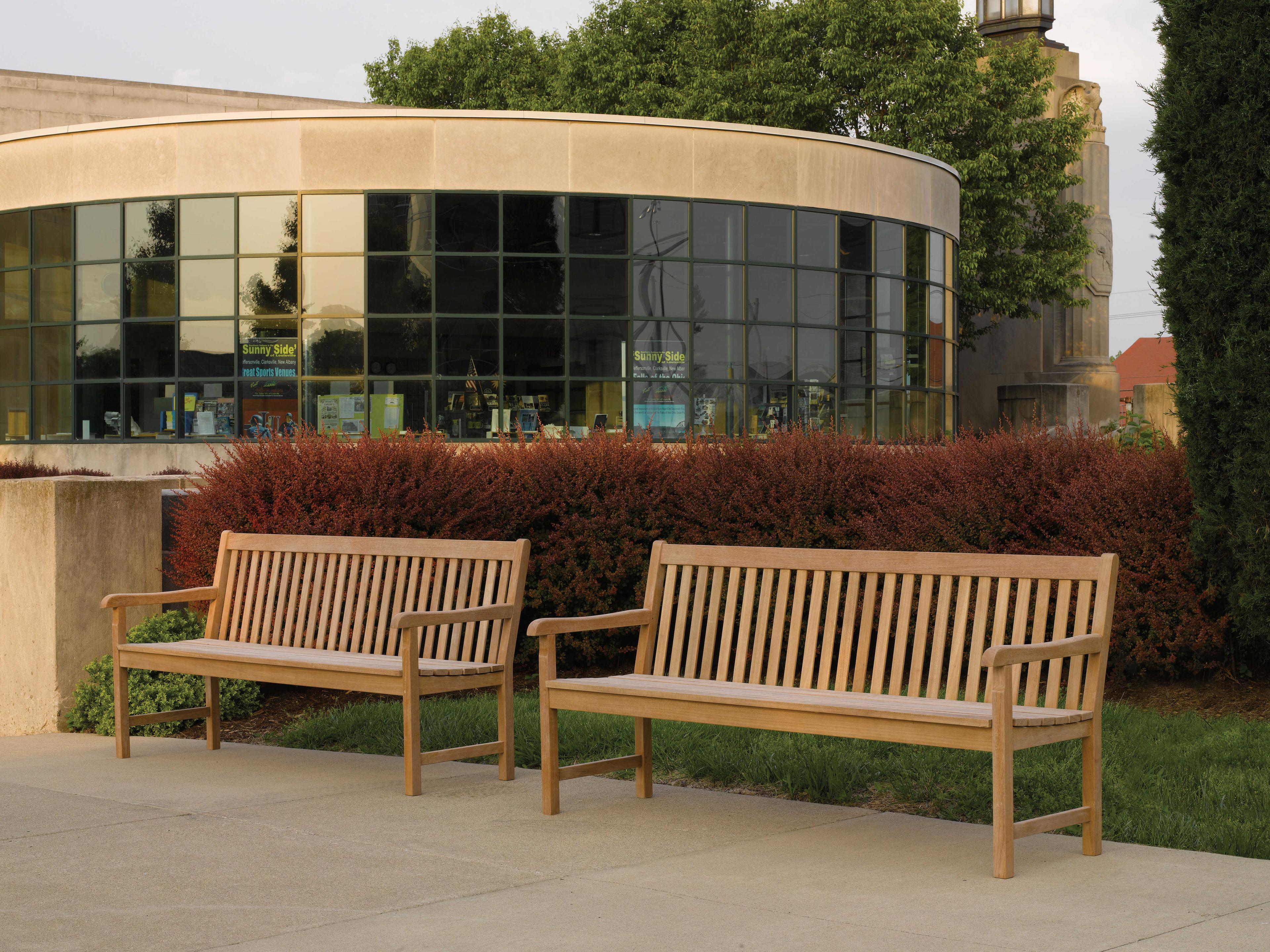 Oxford Garden Classic Teak Natural Patio Bench