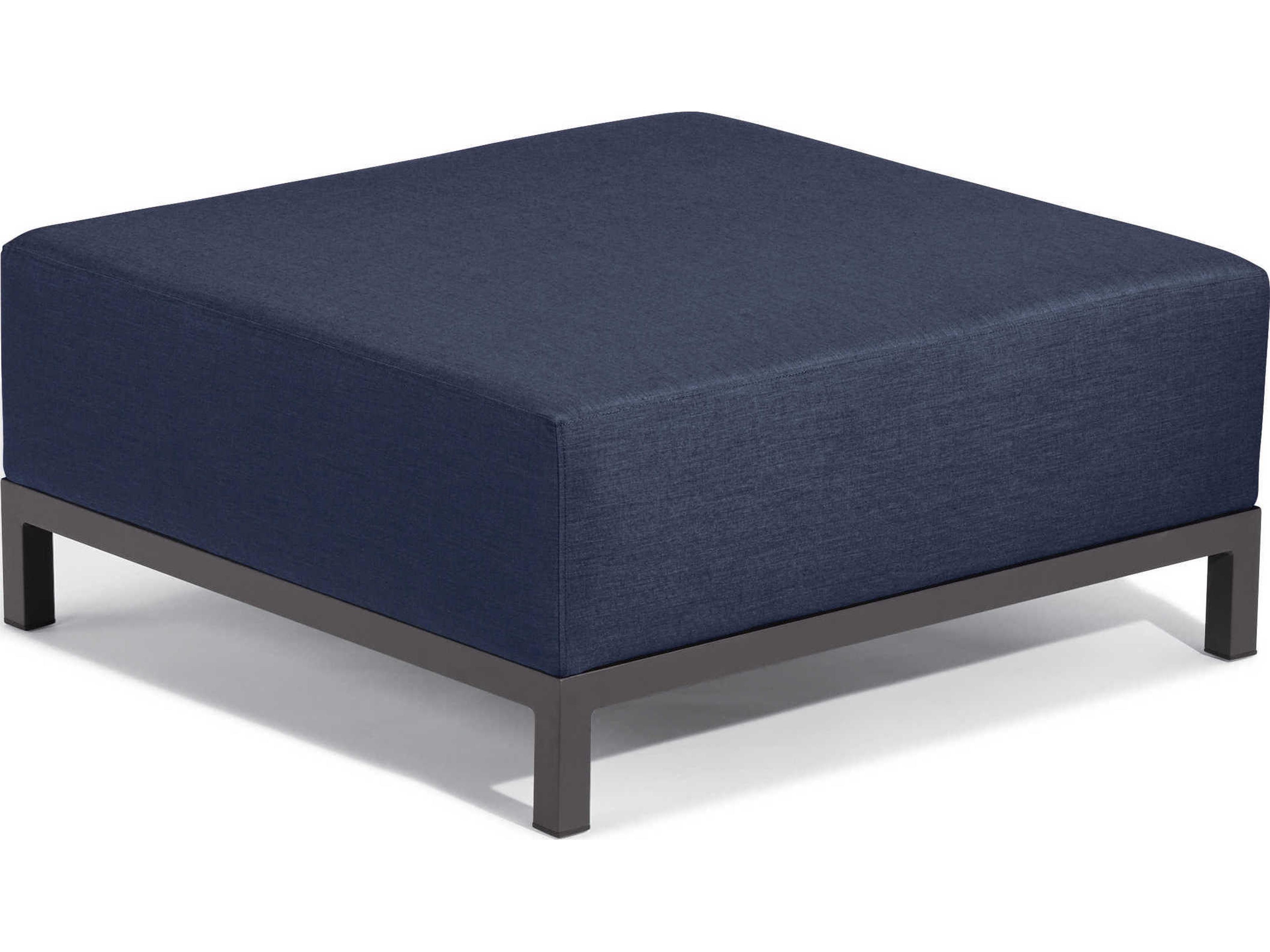 Koral Aluminum Cushion Ottoman