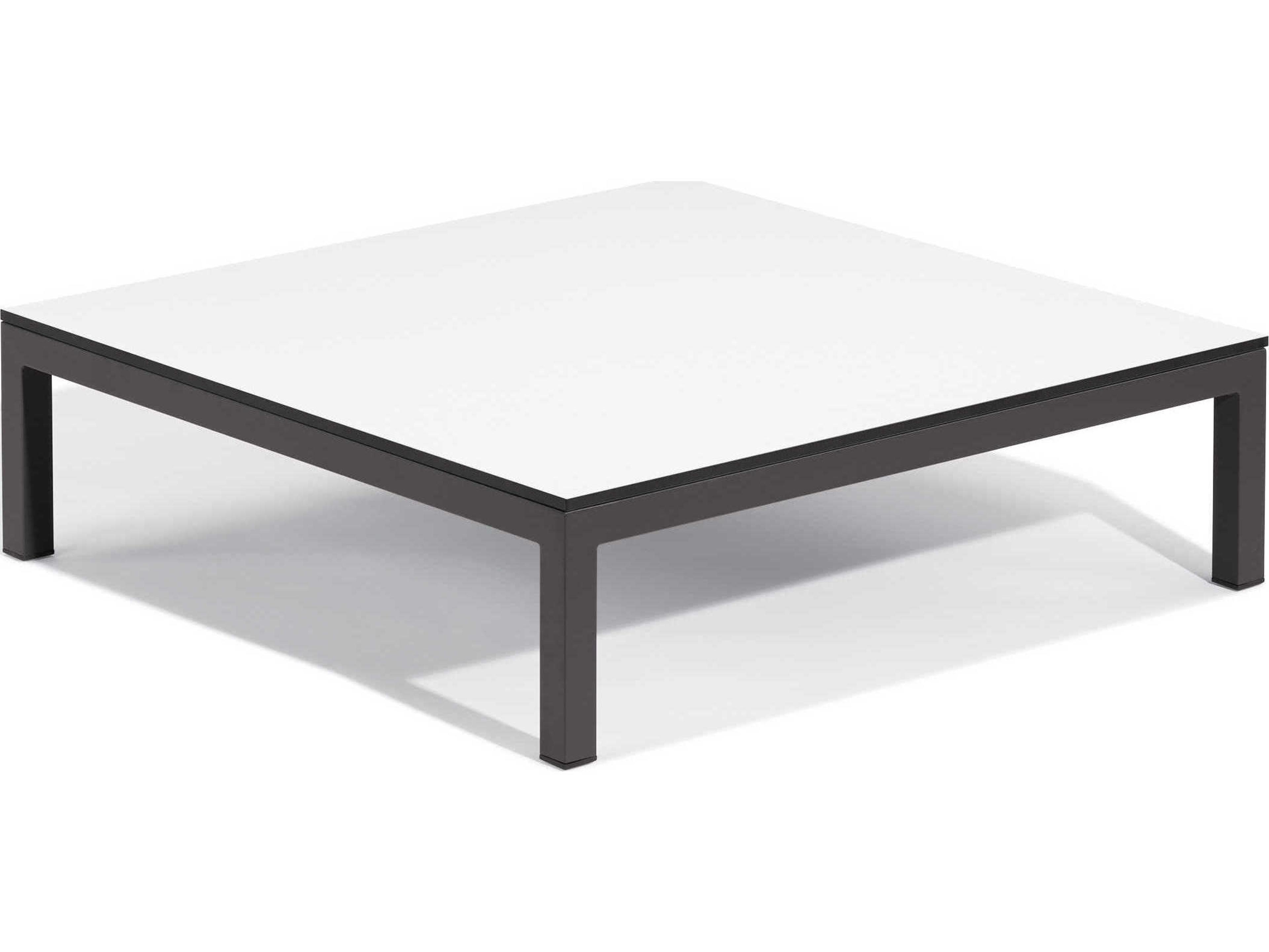 Koral Aluminum Square Coffee Table