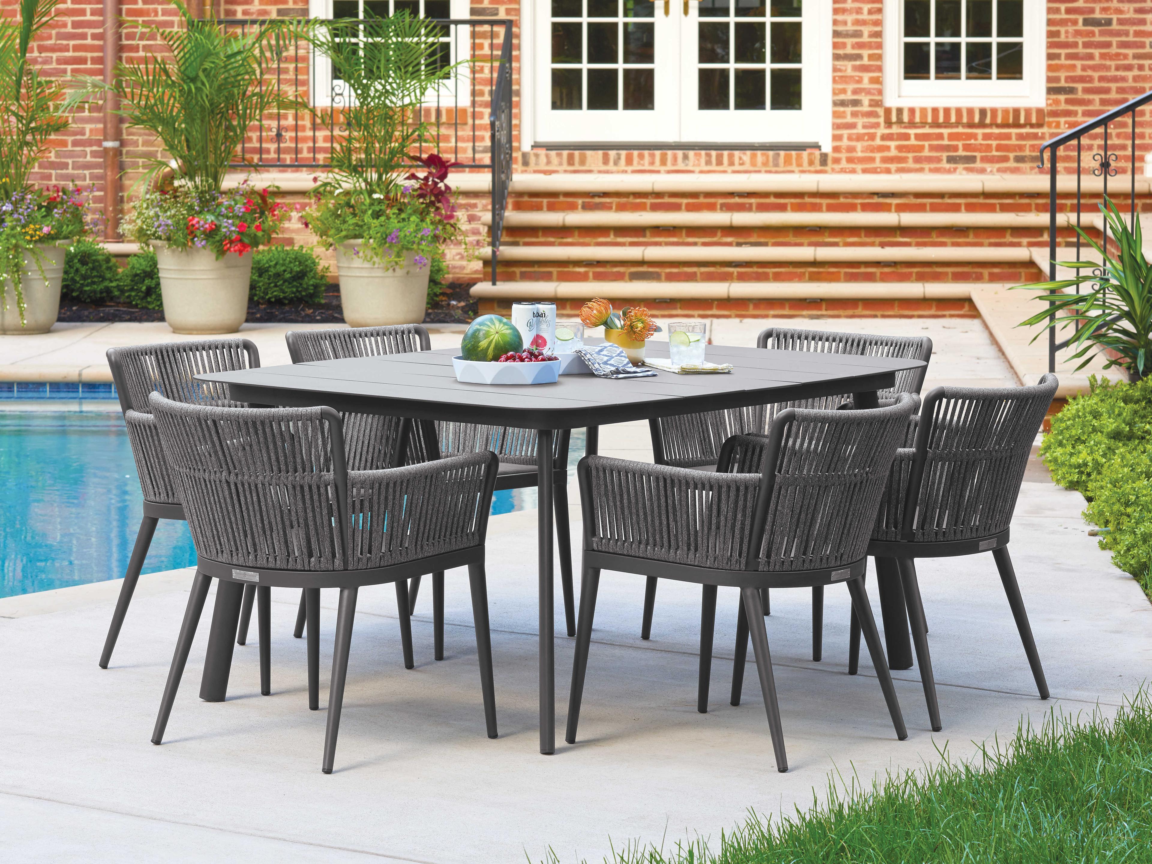 Oxford Garden Nette Aluminum Sling Dining Chair