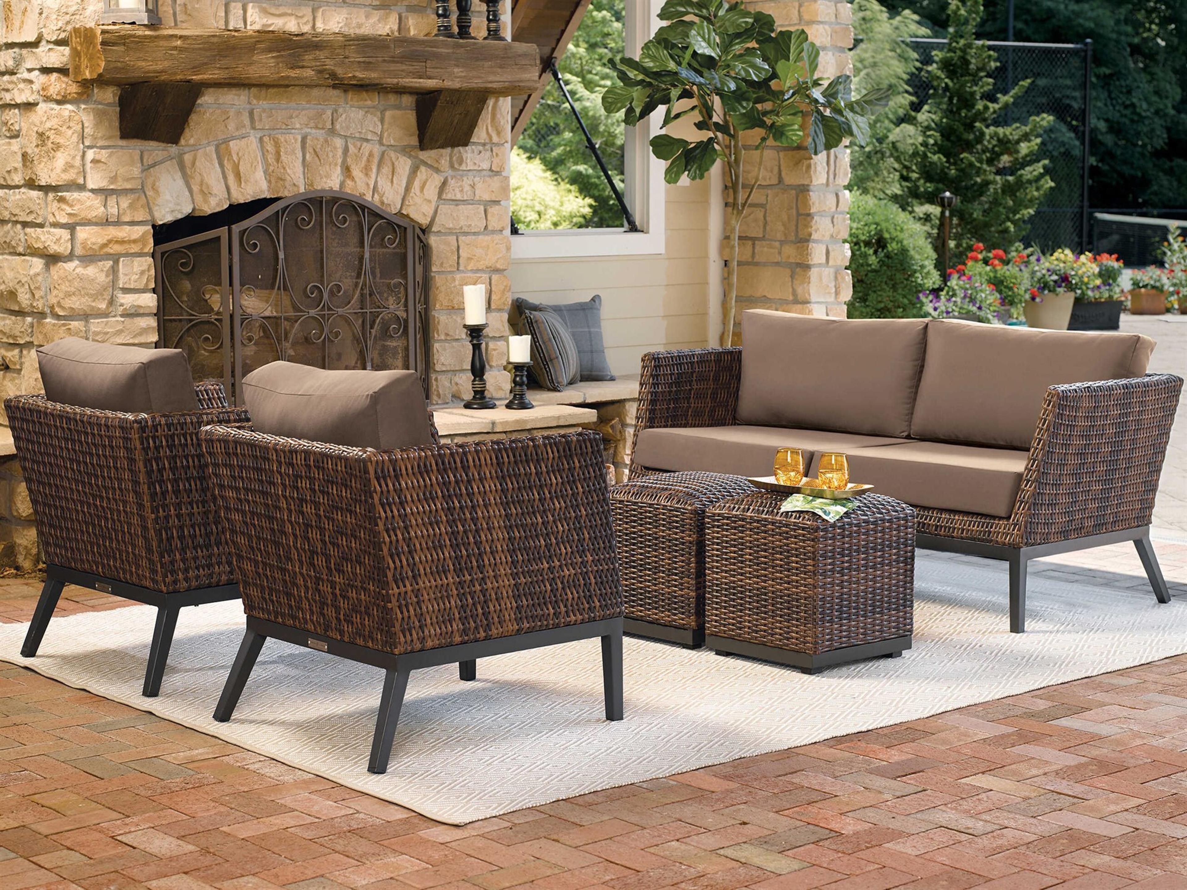 Salino Toast Patio Lounge Set