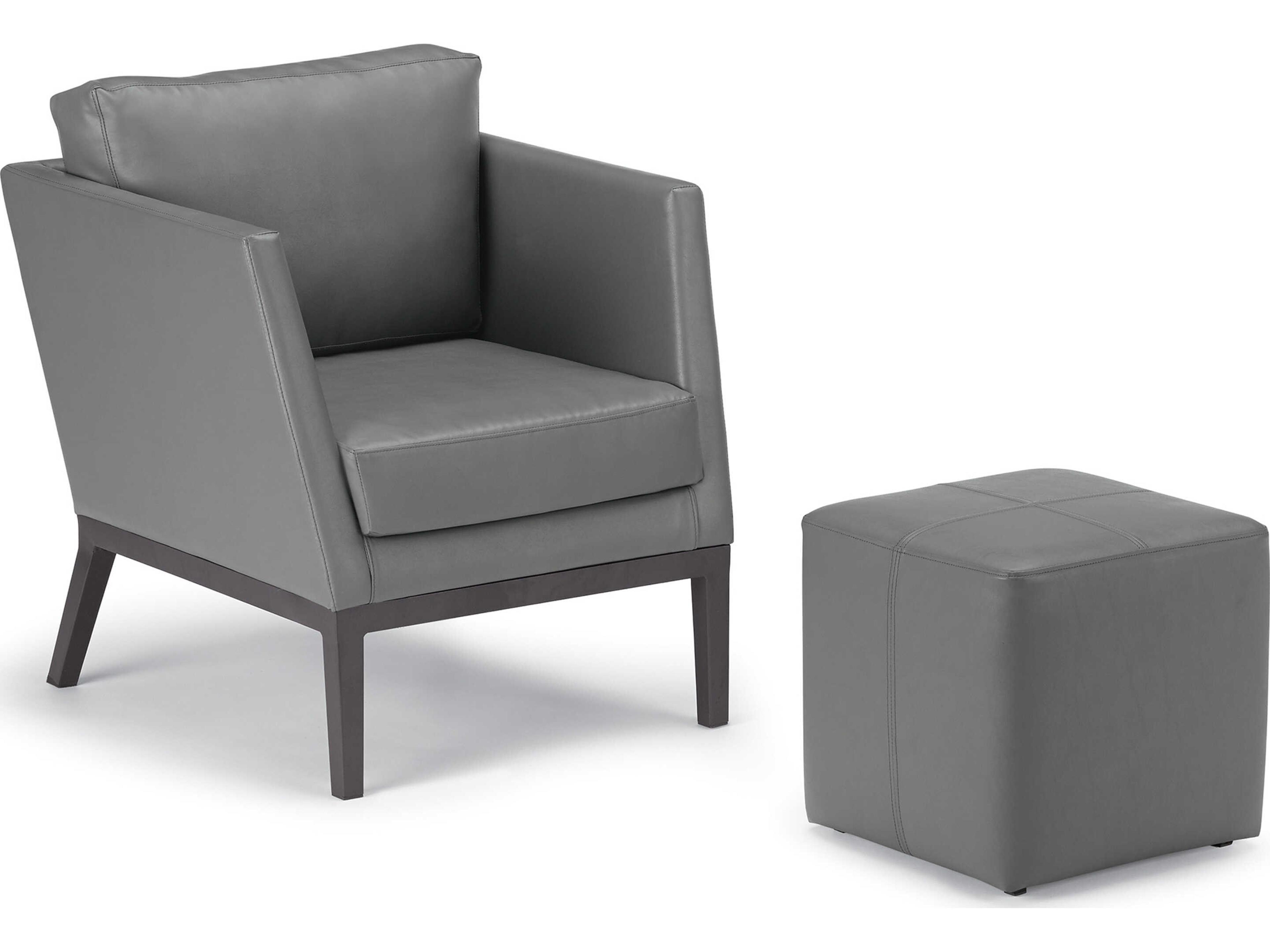 Oxford Garden Salino Carbon Nickel Aluminum Cushion Lounge Chair