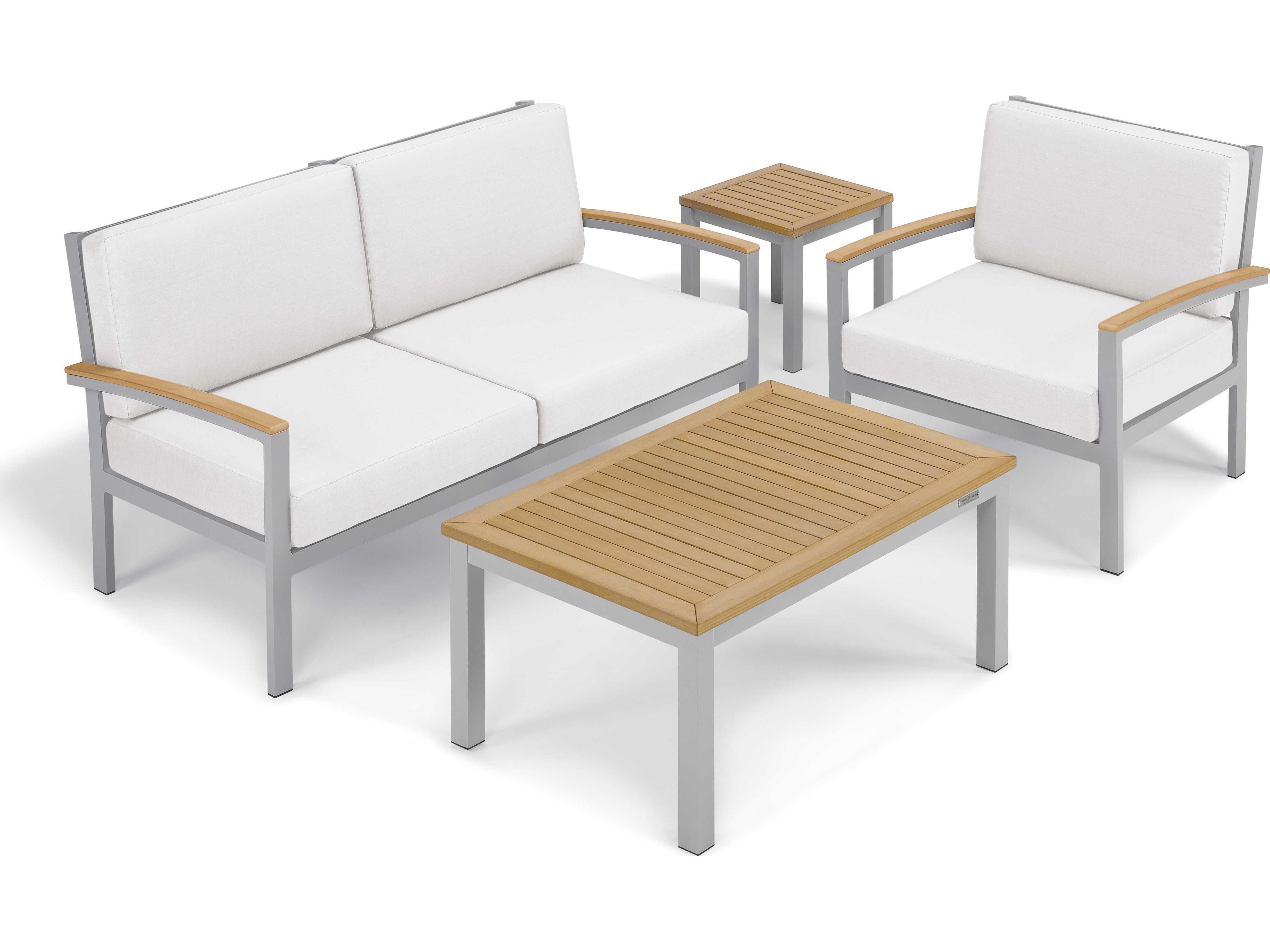 Oxford Garden Travira Aluminum Cushion Lounge Chair