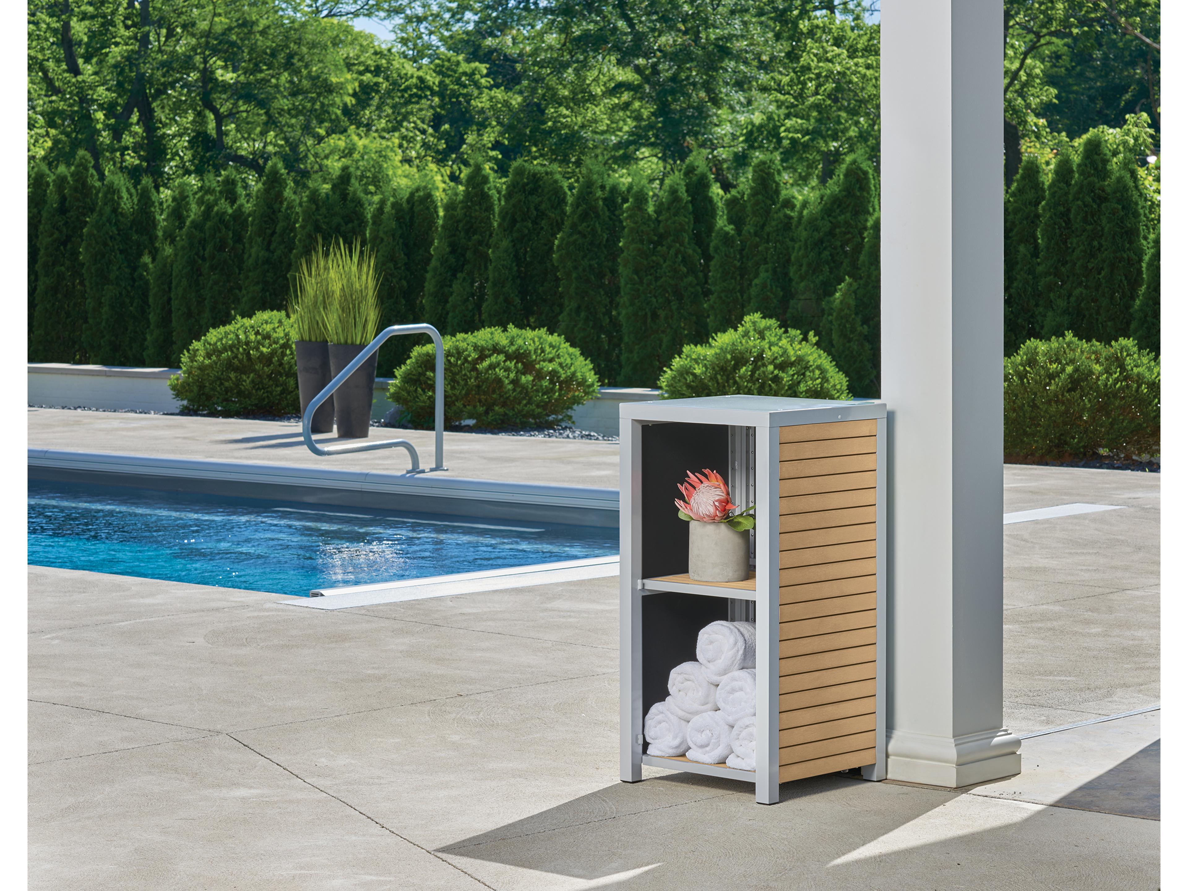 Oxford Garden Travira Modular Valet Base Storage Rack Shelves