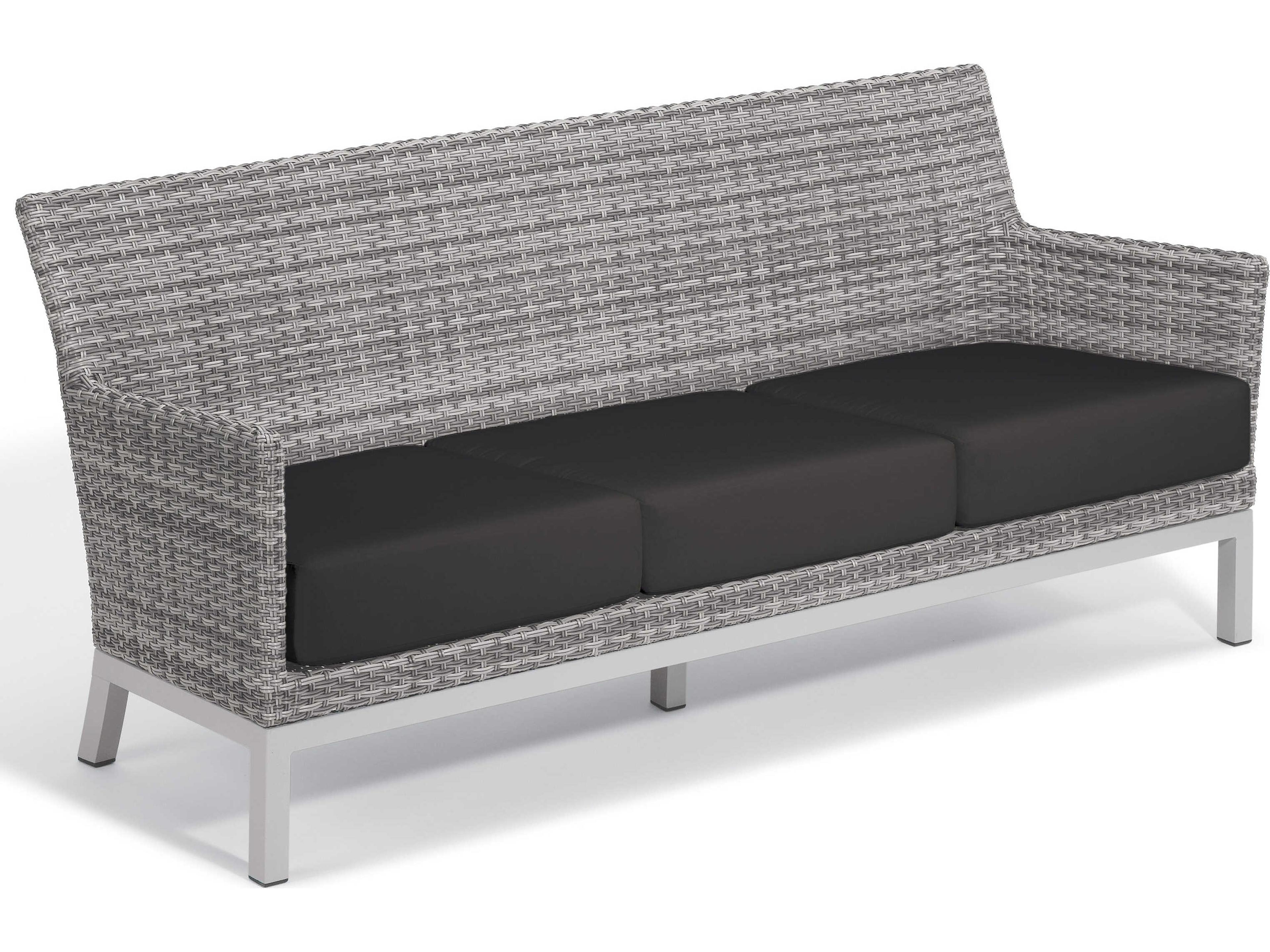 Oxford Garden Argento Aluminum Cushion Sofa